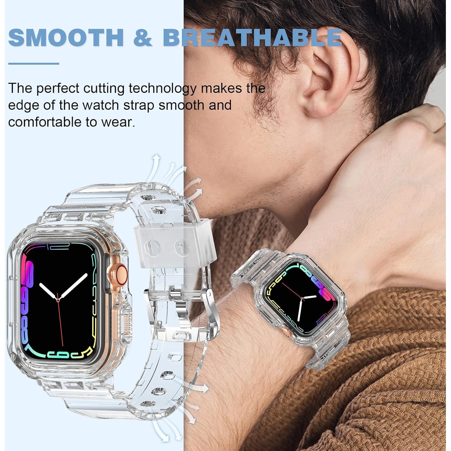 Funda Deportiva Transparente XYF para Apple Watch 38-41mm
