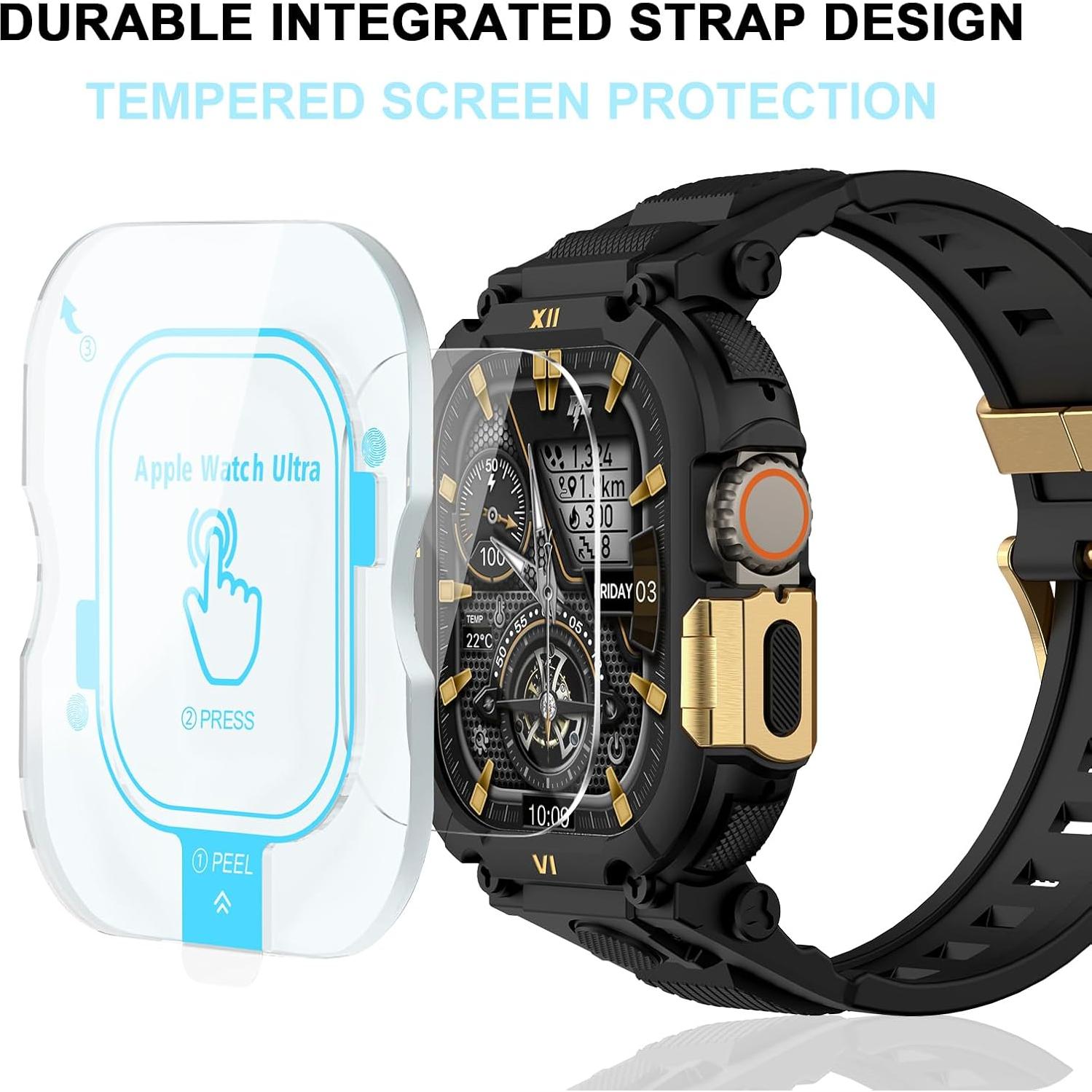 Banda Deportiva Resistente XYF para Apple Watch Ultra 49mm y Series 44mm