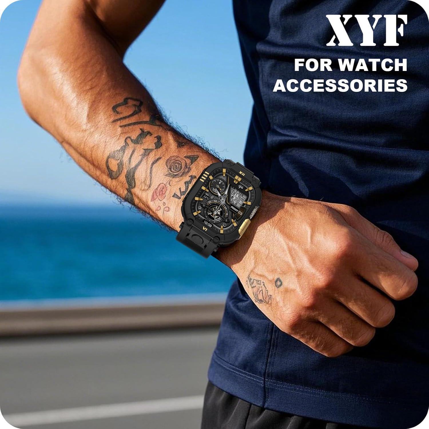 Banda Deportiva Resistente XYF para Apple Watch Ultra 49mm y Series 44mm
