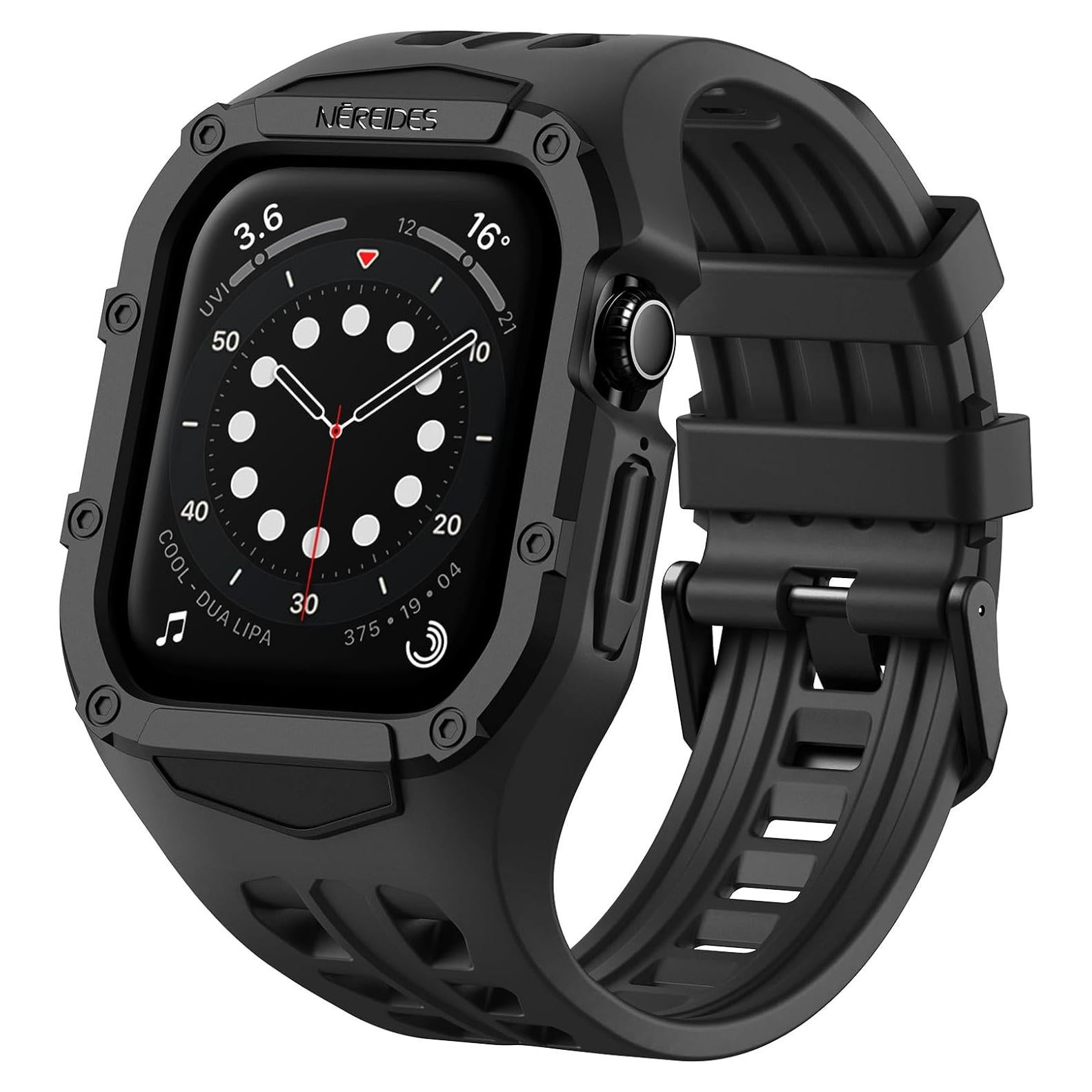 Banda Deportiva Nereides para Apple Watch 44/45mm - Negro