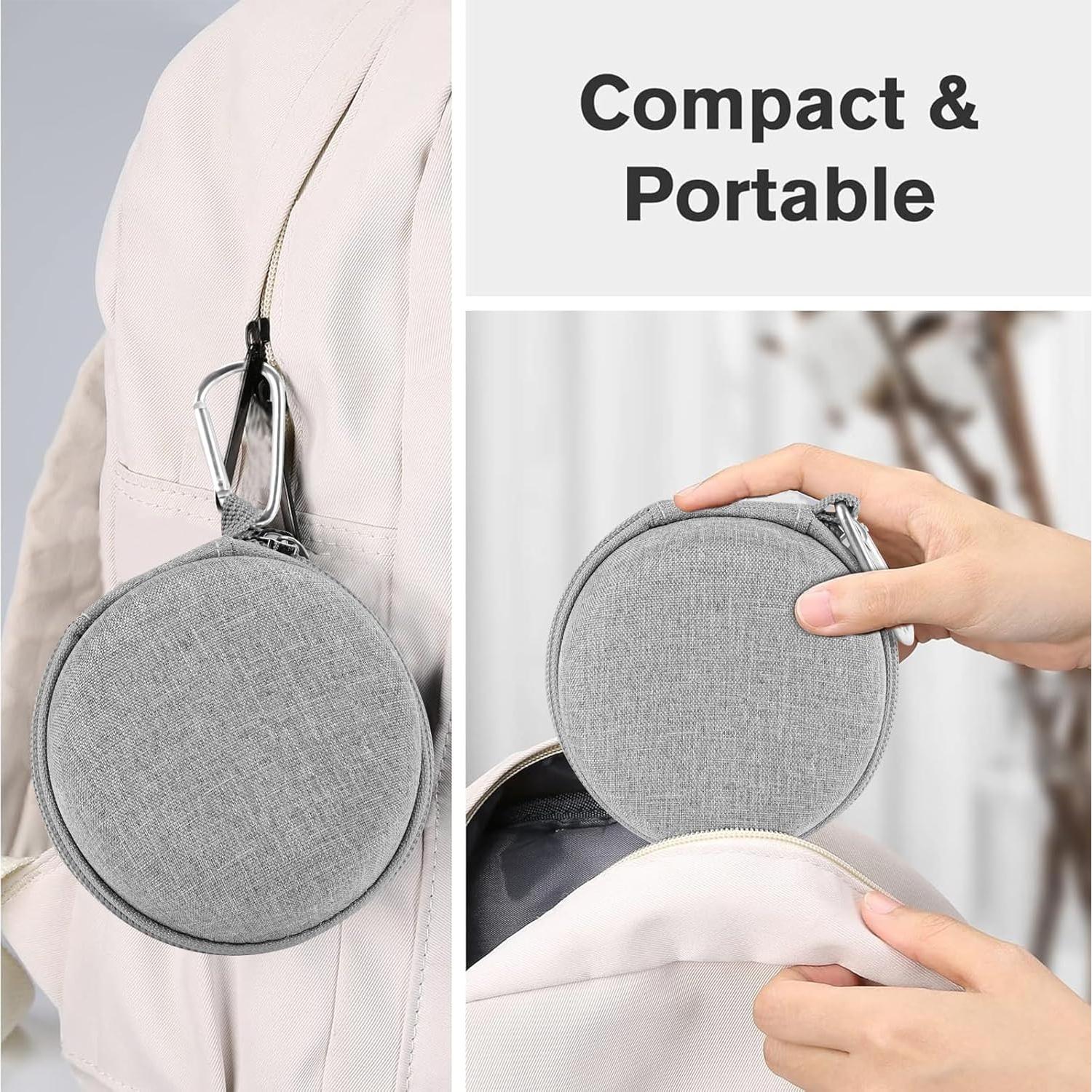 Estuche de Viaje para Reloj DODAMOUR Gris, Organizador 9.5cm