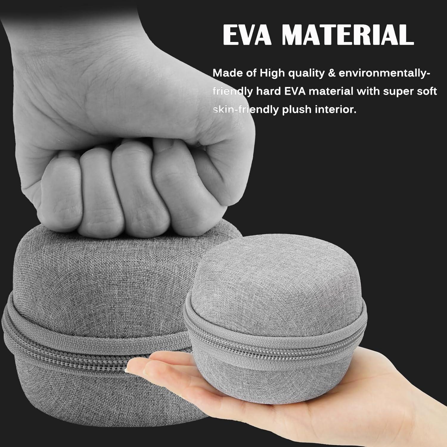 Estuche de Viaje para Reloj DODAMOUR Gris, Organizador 9.5cm