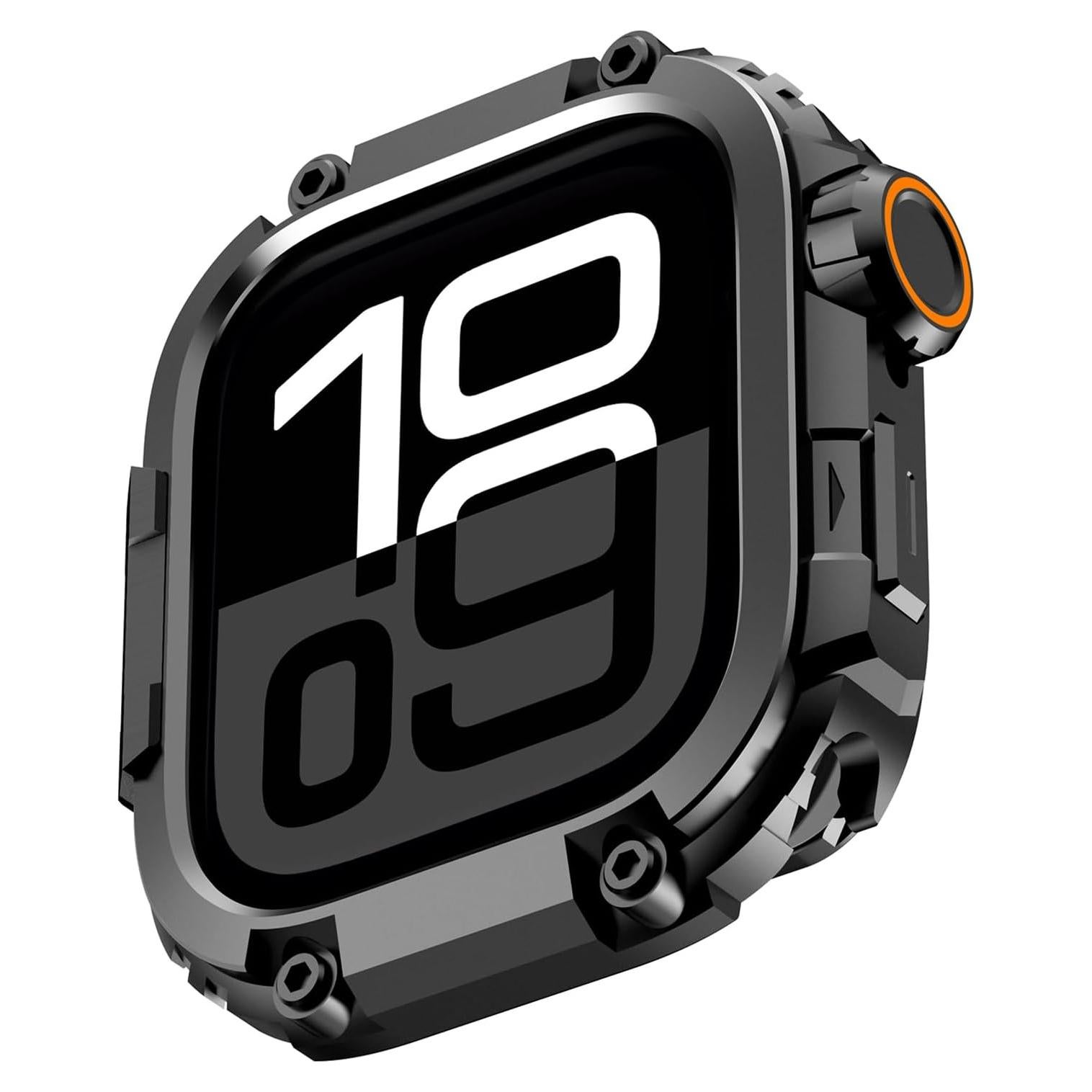 Funda de Metal Amizee para Apple Watch Series 11/10 46mm Negra