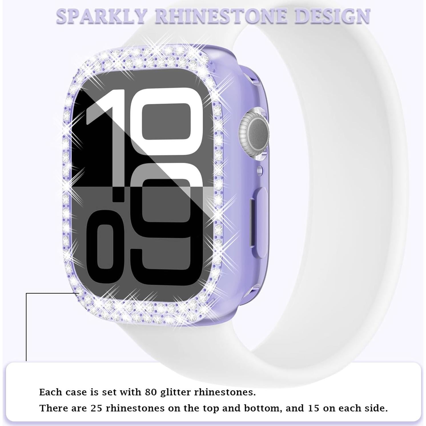 Funda Brillante RICHONE para Apple Watch 42mm Series 10/11 - 12 Colores