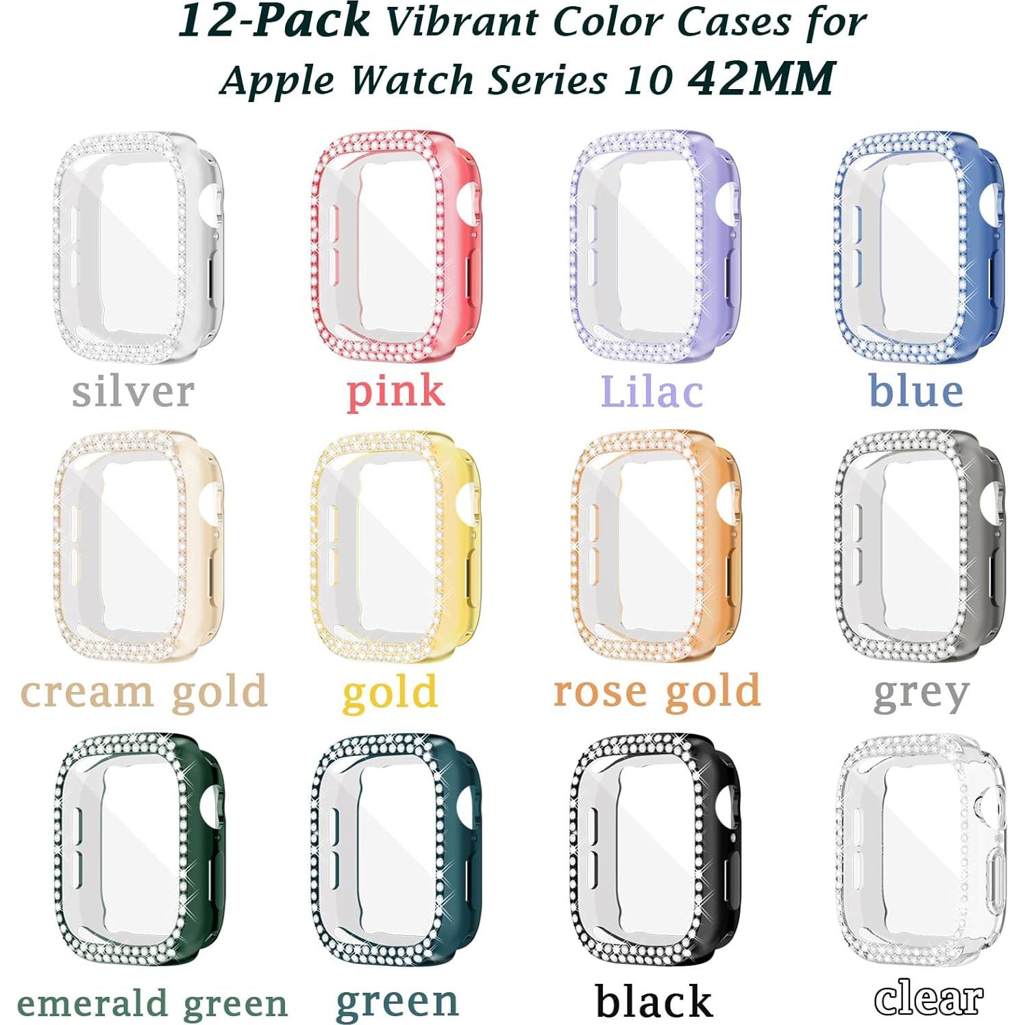 Funda Brillante RICHONE para Apple Watch 42mm Series 10/11 - 12 Colores