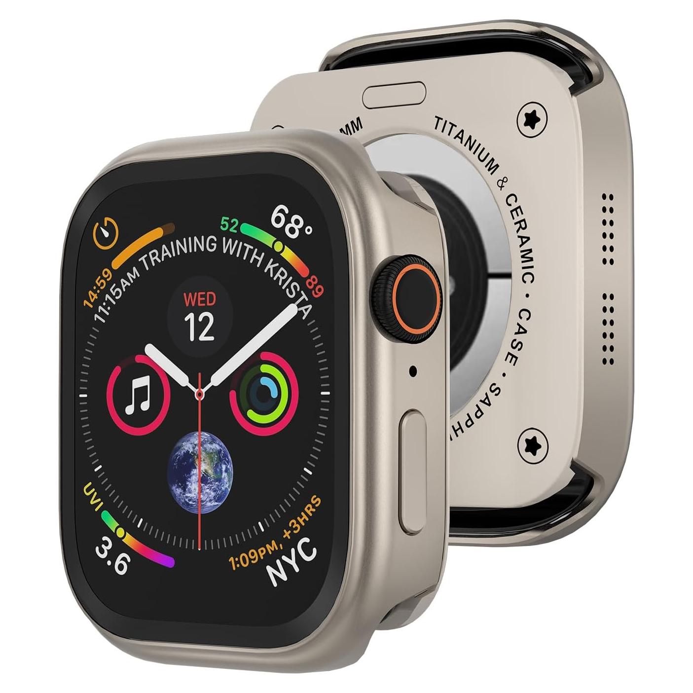 Funda de Aluminio SDOCEBF para Apple Watch 46mm - Protección Ultra Fina