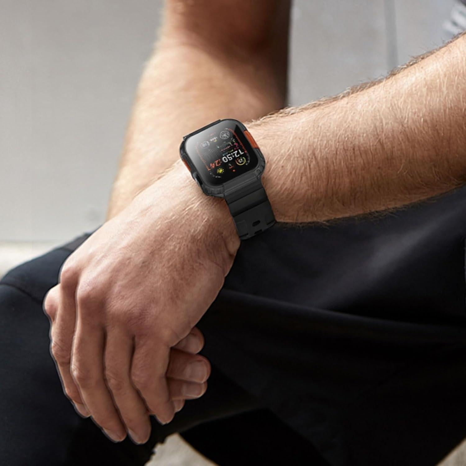 Funda Impermeable Zumyzu para Apple Watch 46mm con Protector