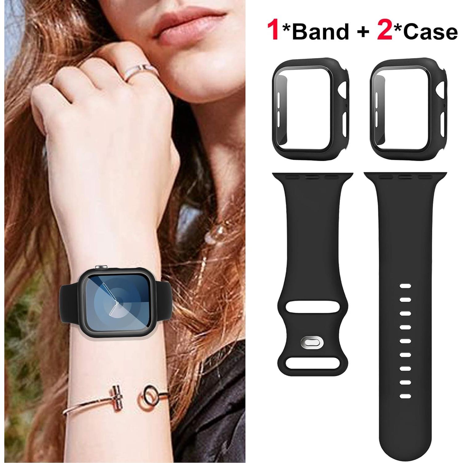 Banda Deportiva y Funda para Apple Watch 44mm DMVEIMAL