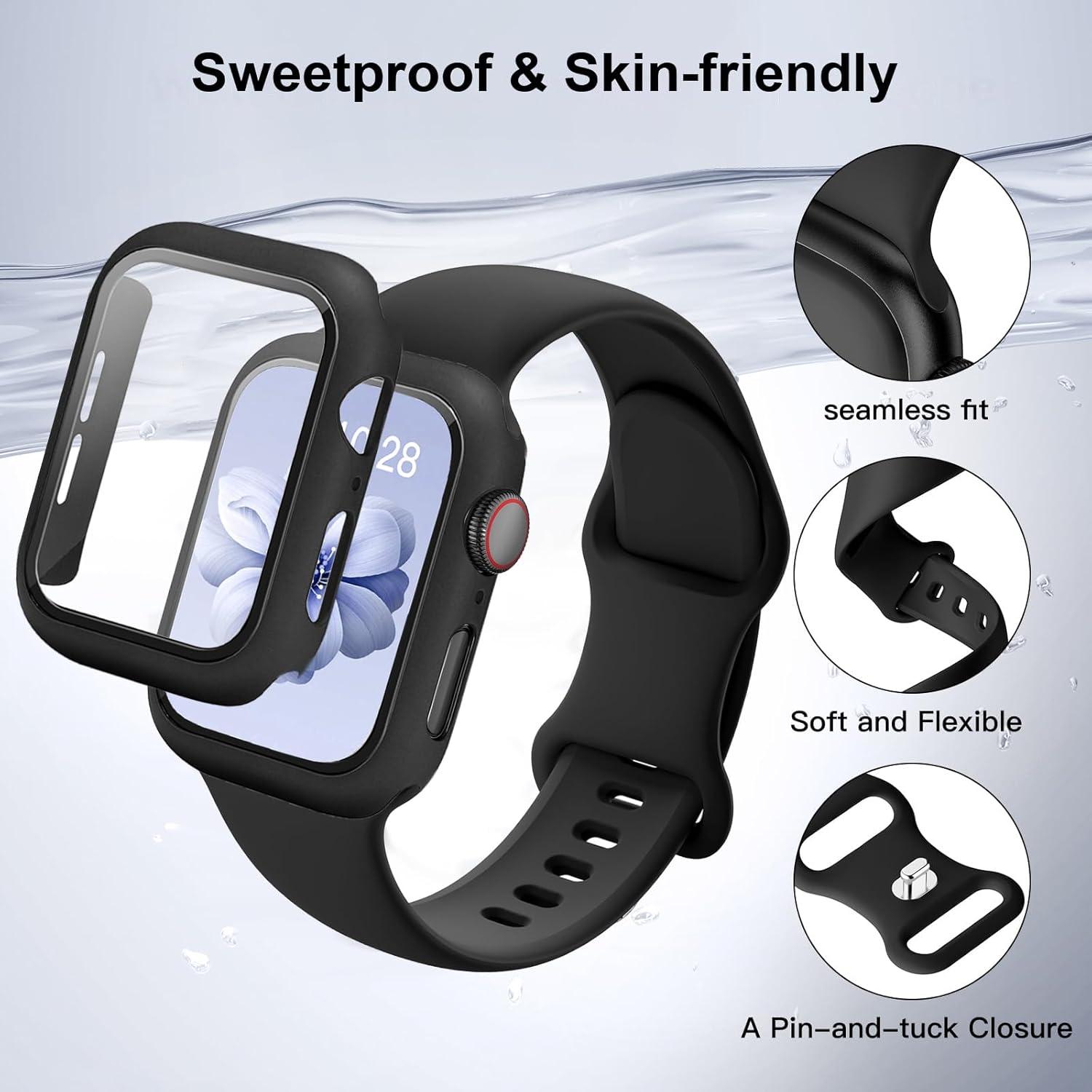 Banda Deportiva y Funda para Apple Watch 44mm DMVEIMAL