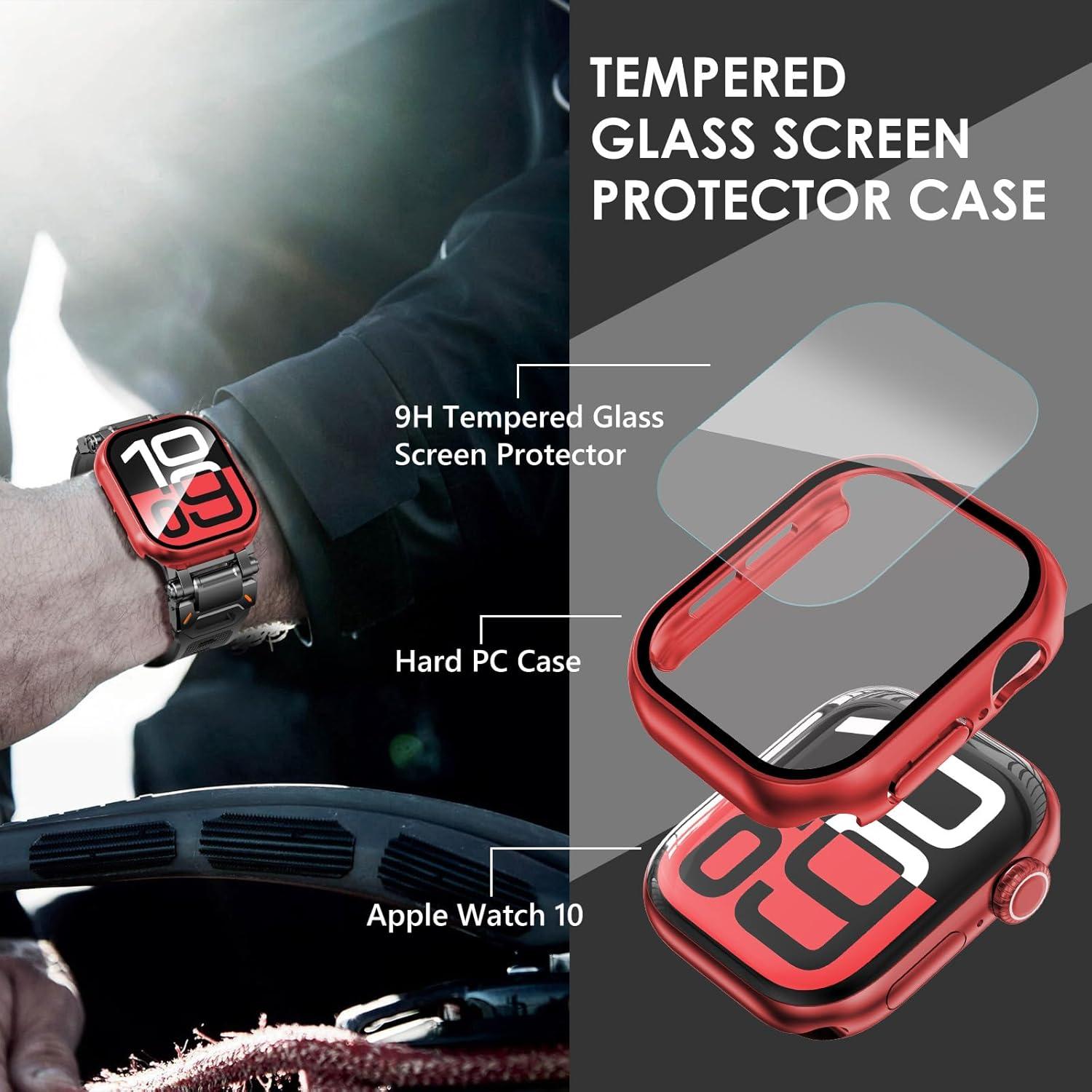 Funda Dura Fullife para Apple Watch Series 11/10 46mm - 2 Pack