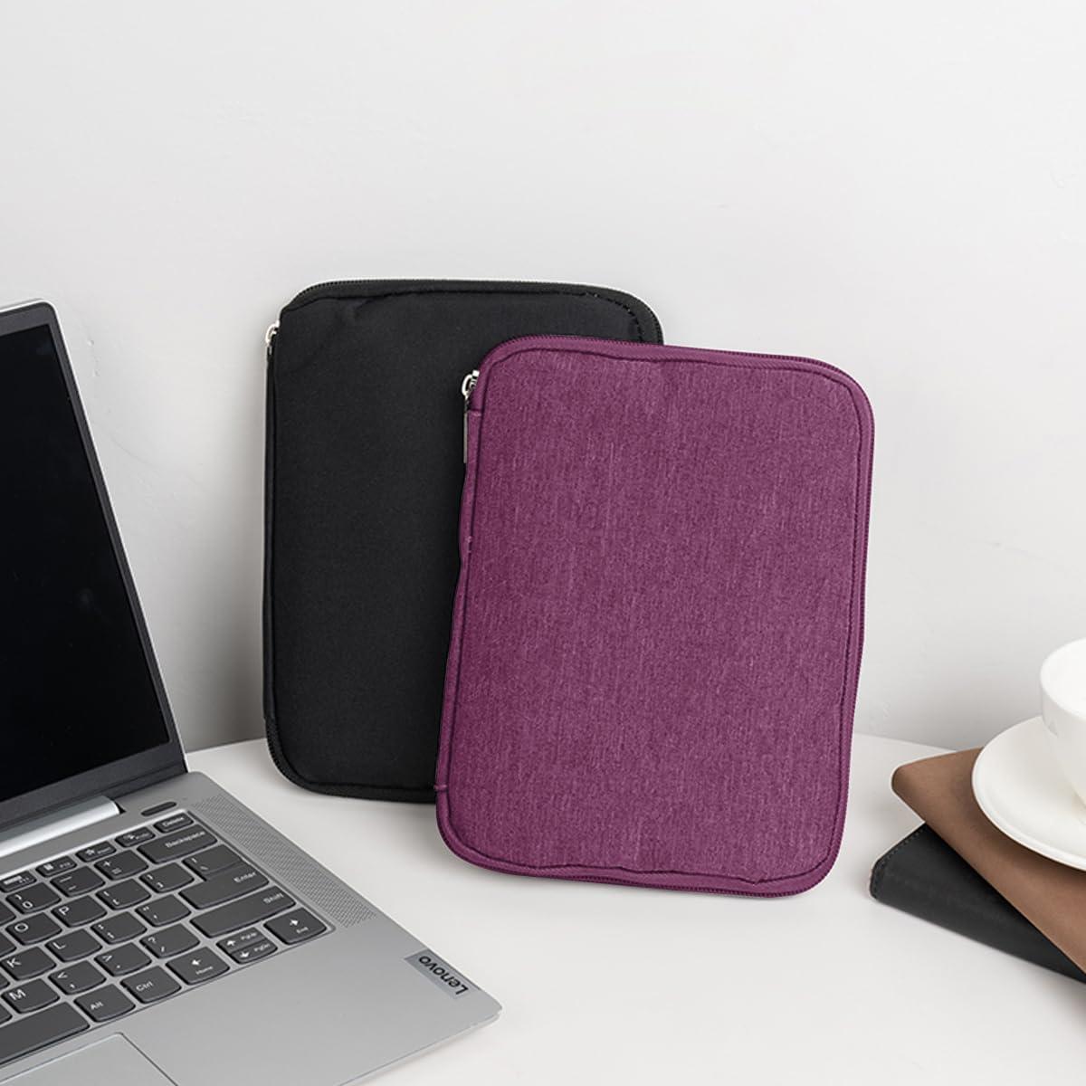 Organizador de Correas de Reloj Impermeable Nylon Púrpura 22x17cm