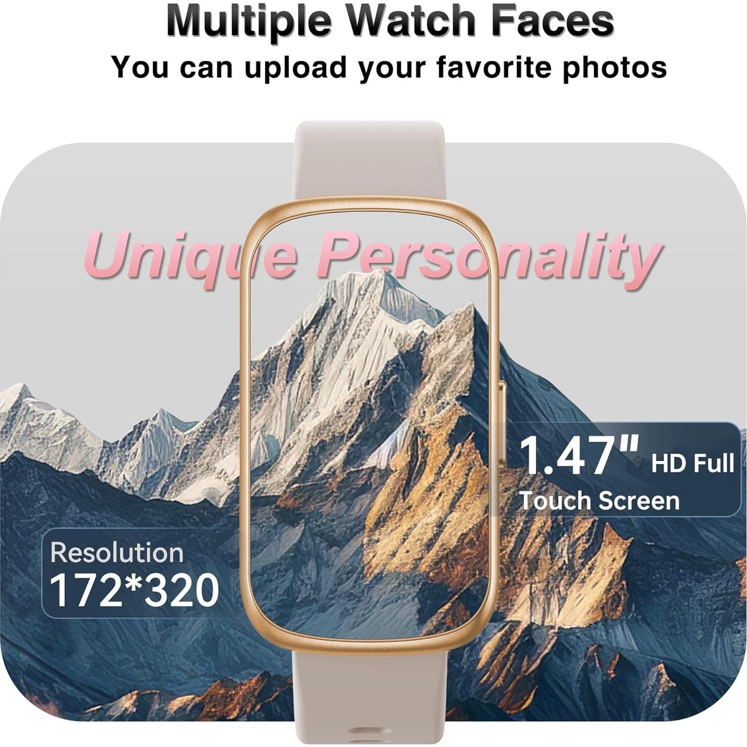 Reloj Inteligente RLQA Fitness con Monitor de Salud 24/7