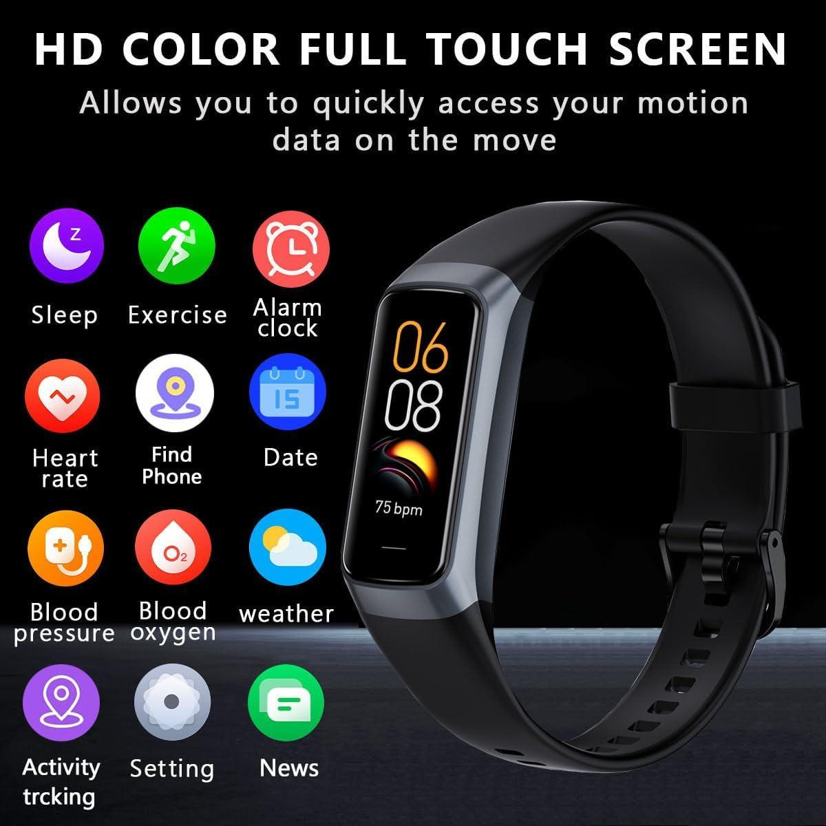 Reloj Inteligente Fitness INTPIHP con Pantalla AMOLED 1.1"