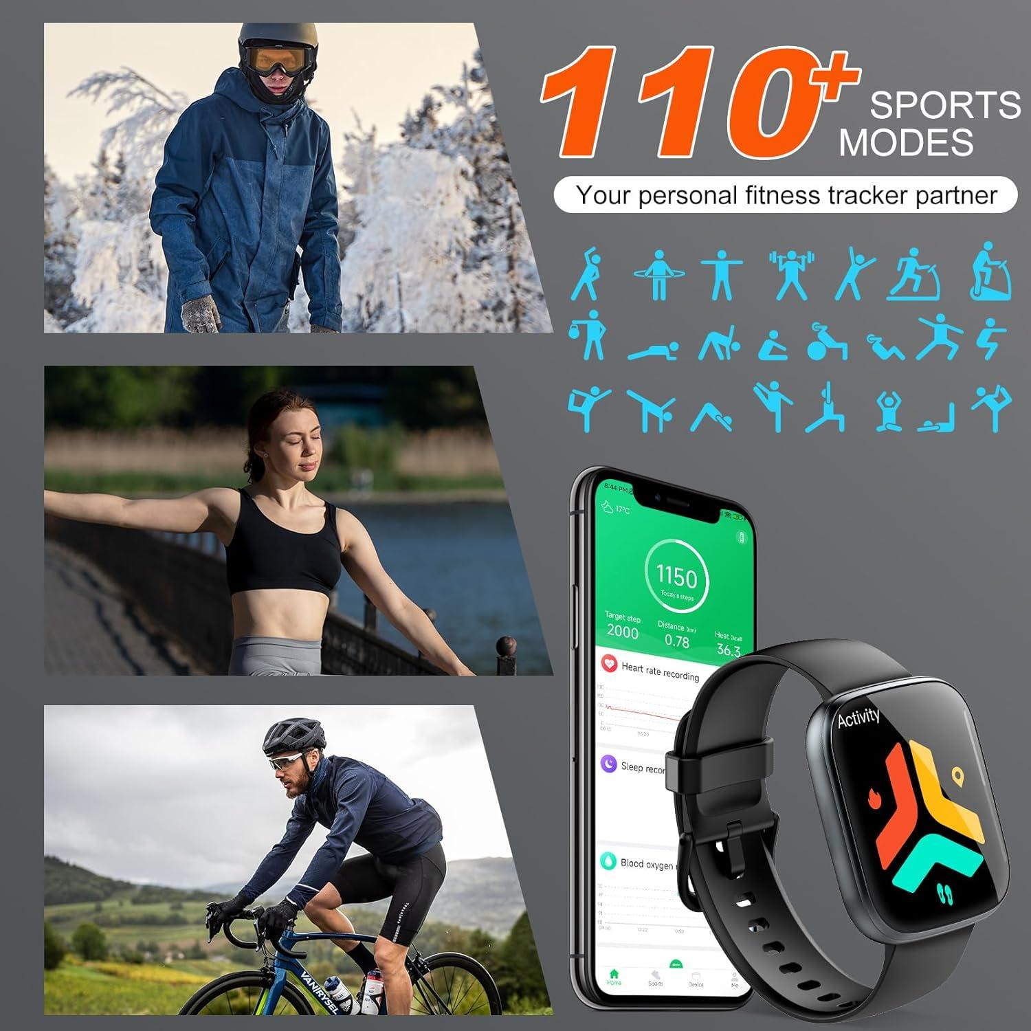Reloj Inteligente Puqo T80 Pantalla Táctil 1.95" IP68 Fitness