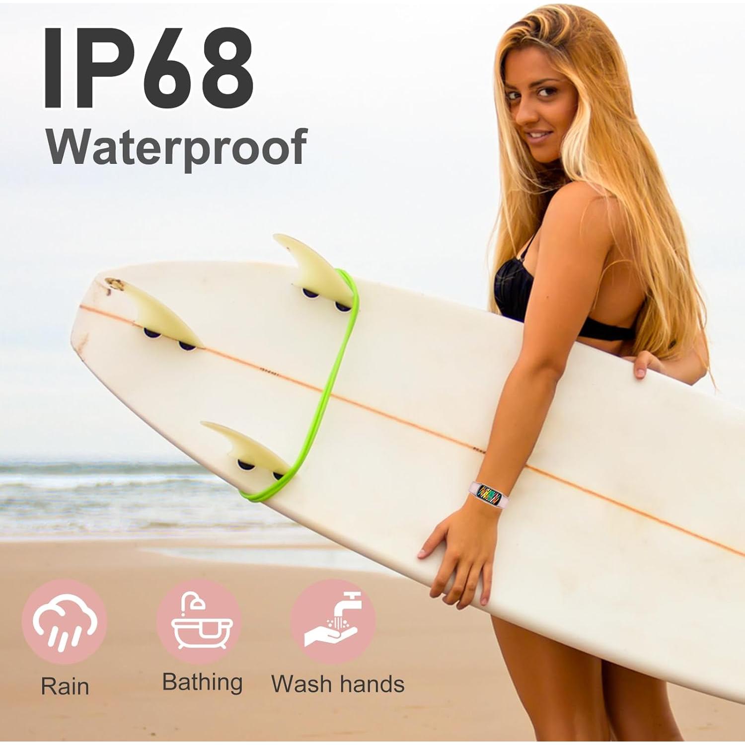 Rastreador de Fitness ST-CARE FT55 Rosa 1.47" Pantalla Táctil