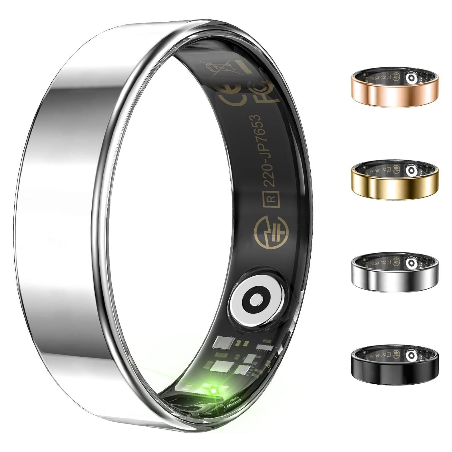 Anillo Inteligente Fitness Piano Potato R16 Plata 119g