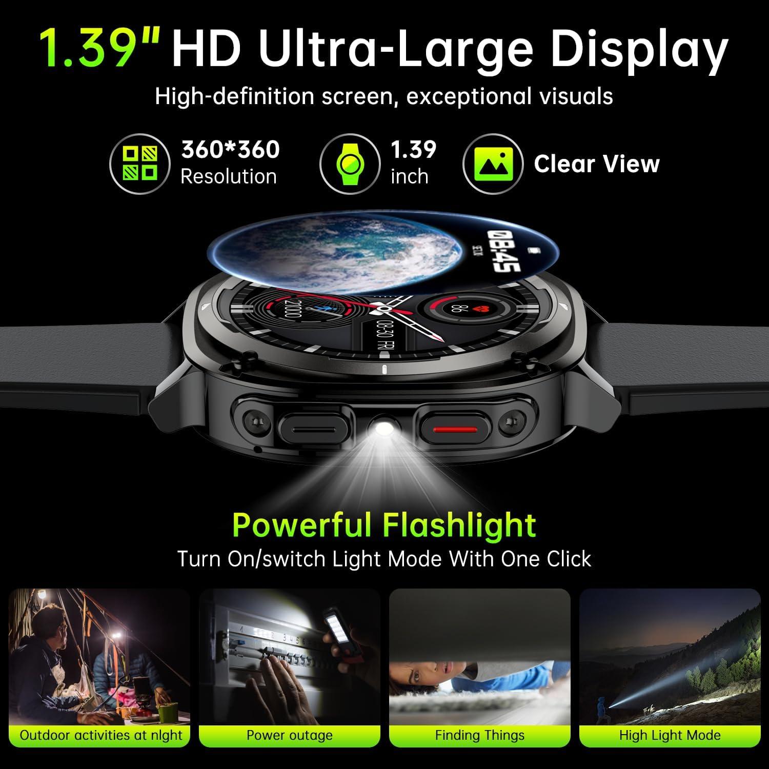 Reloj Inteligente Deportivo S90 Buzz Tech Negro Bluetooth