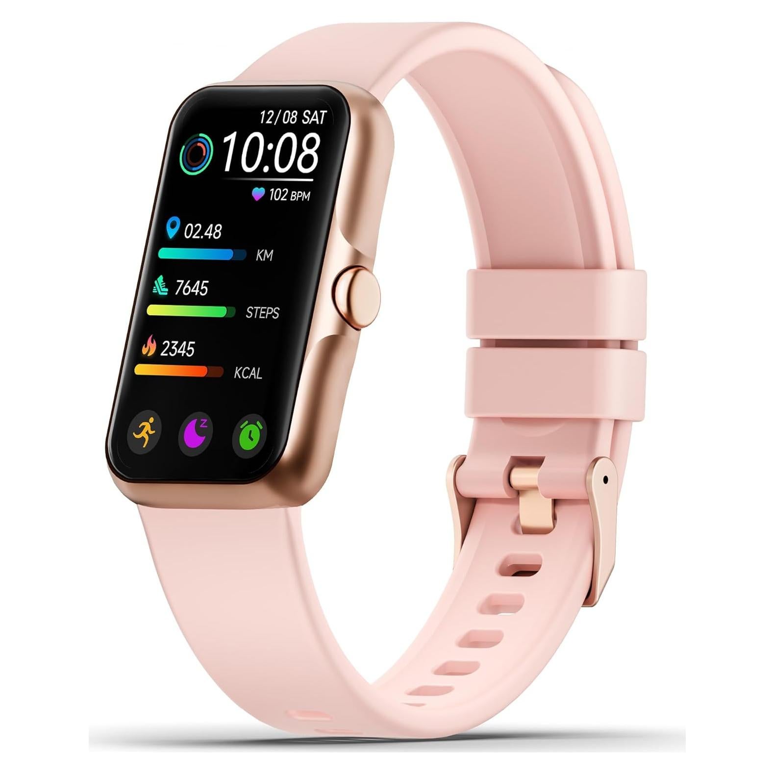 Reloj Inteligente Sunorshop H69 Rosa con Monitor de Salud 24/7