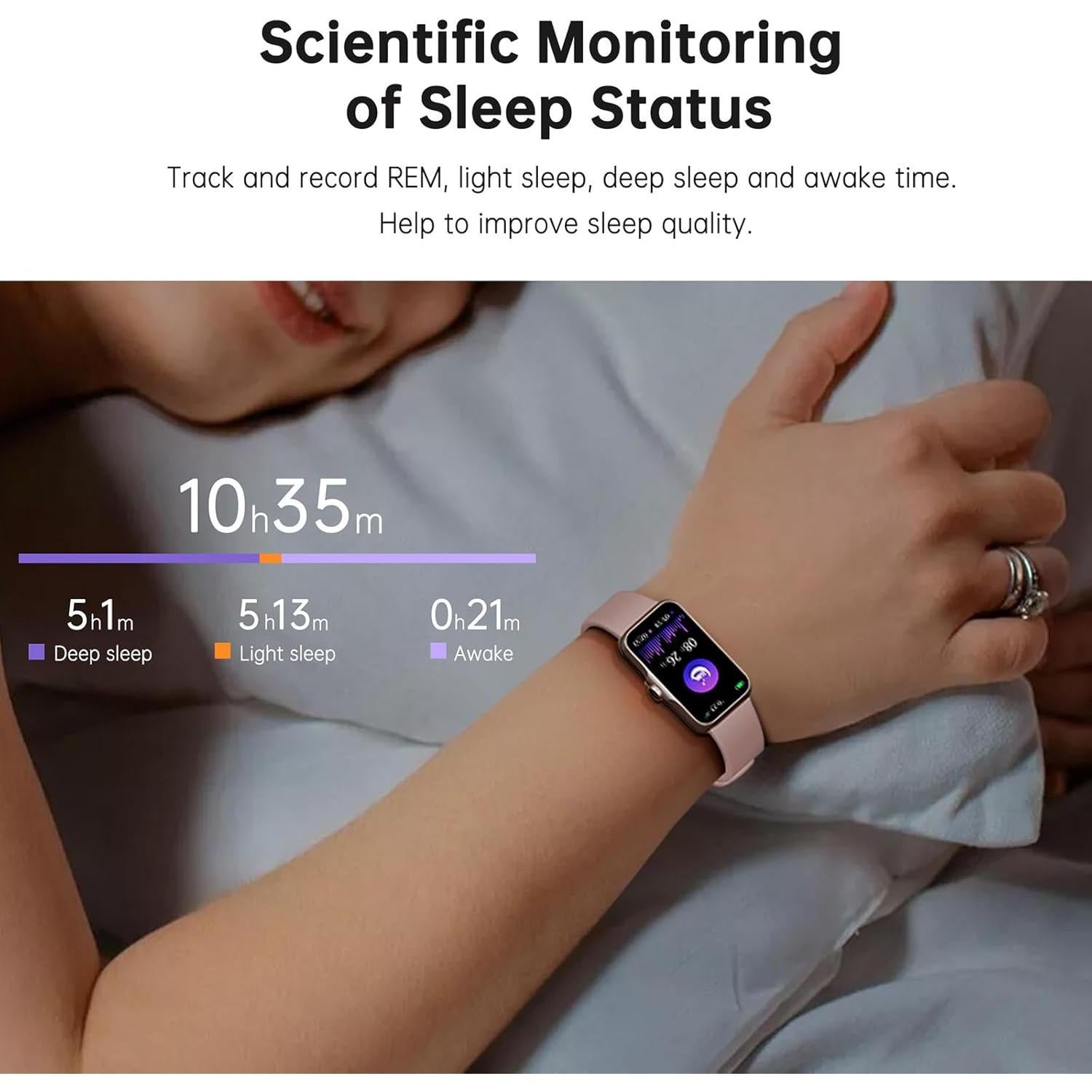 Reloj Inteligente Sunorshop H69 Rosa con Monitor de Salud 24/7