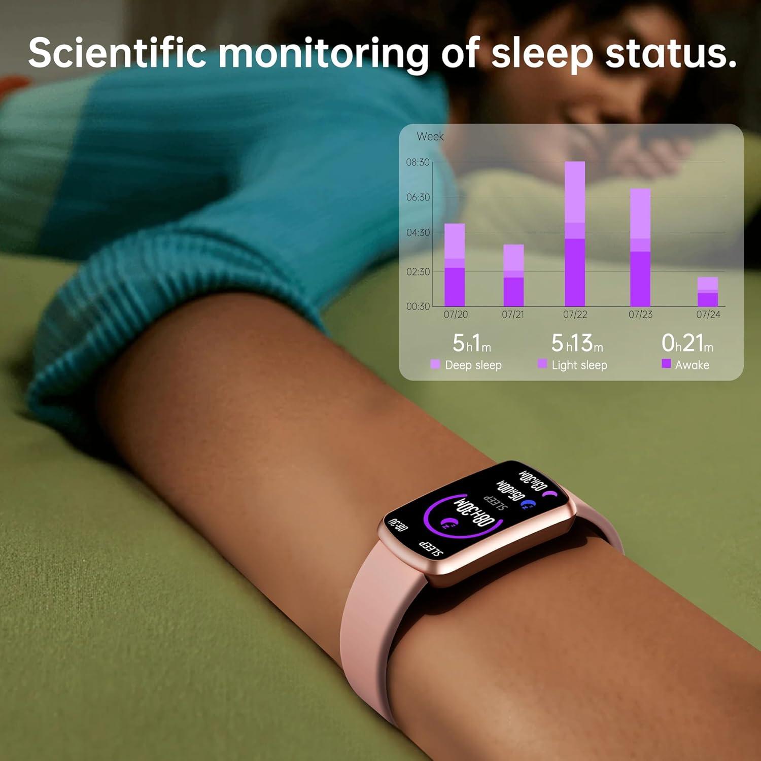 Reloj Inteligente Sunorshop H95 Rosa con Monitoreo de Salud