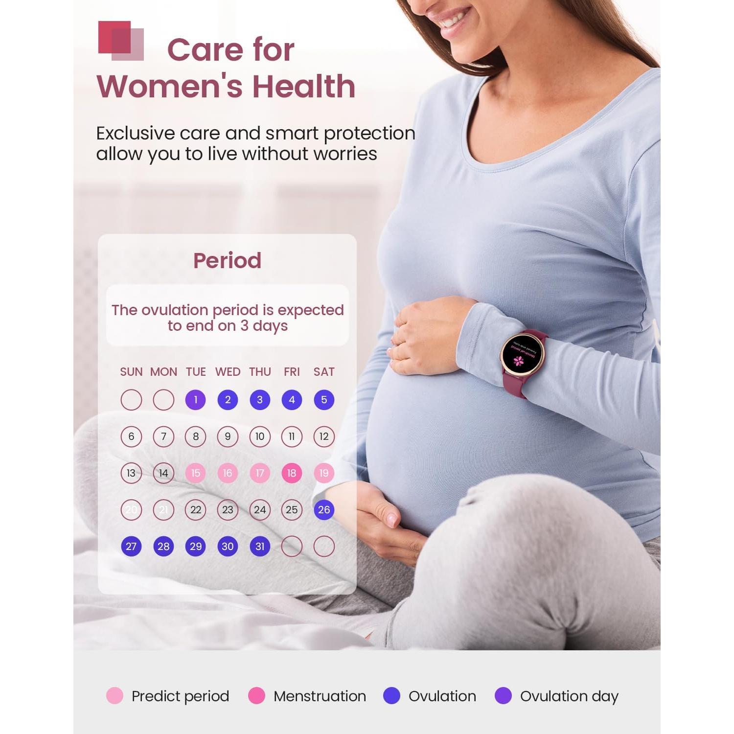 Reloj Inteligente TotsyFun Rojo Vino 1.27" 70 Modos Deportivos