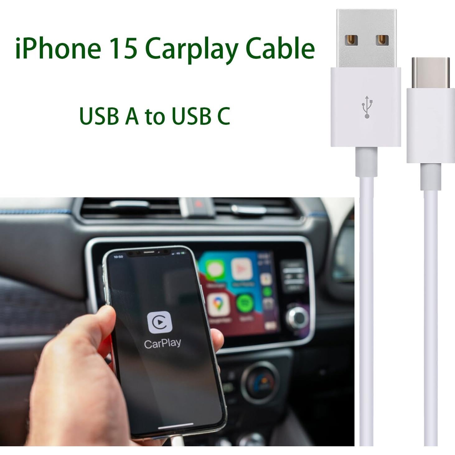 Cable USB A a USB C LSSBUUD 1.83m para iPhone 15 y iPad