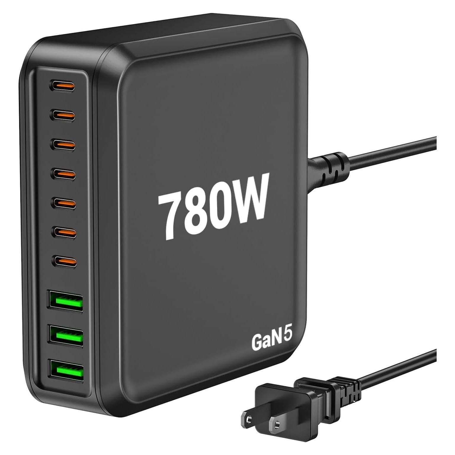 Estación de Carga Rápida 780W 10 Puertos USB C Dongguan