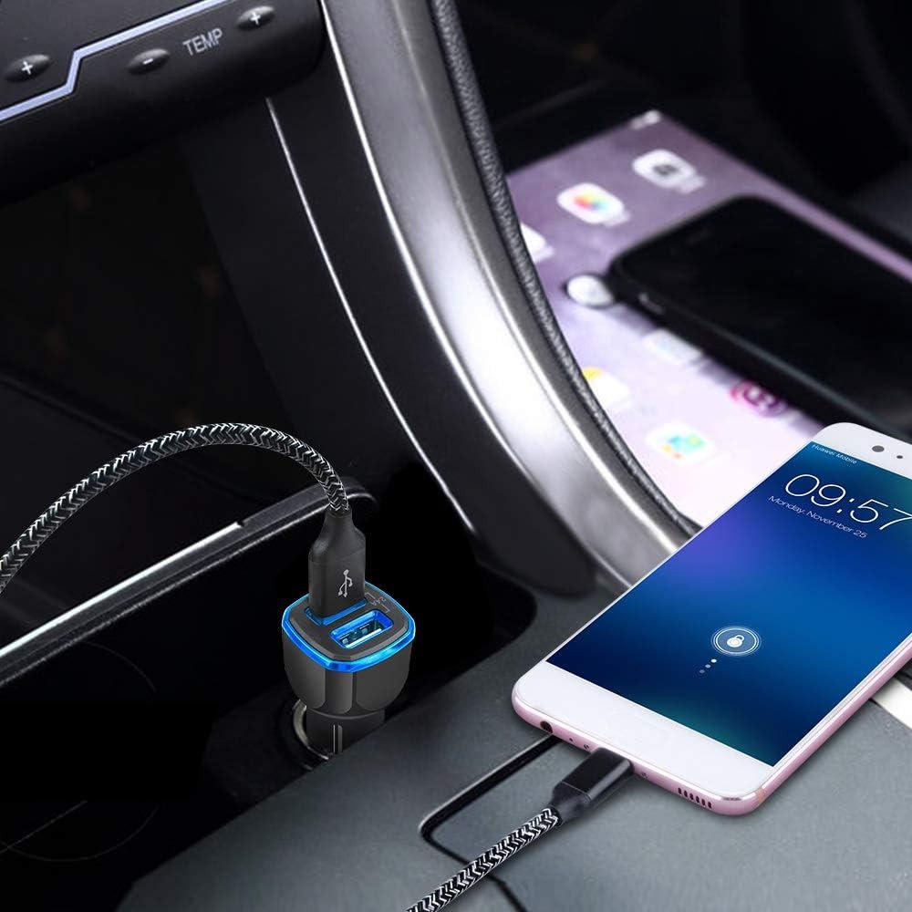 Cargador Rápido de Coche USB C Samsung Galaxy 12W 0.91m