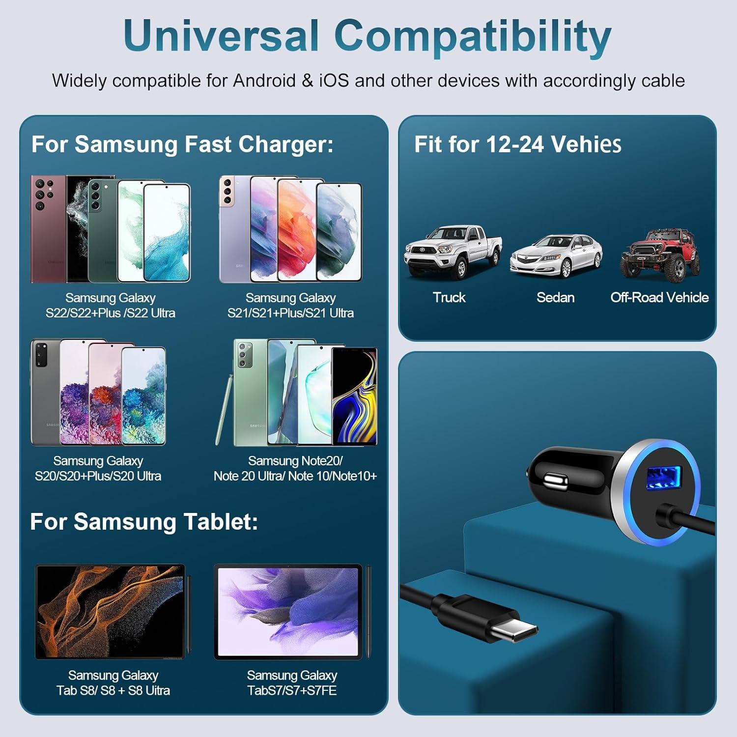 Cargador de Coche USB Rápido Google Pixel 9 Pro 3.4A