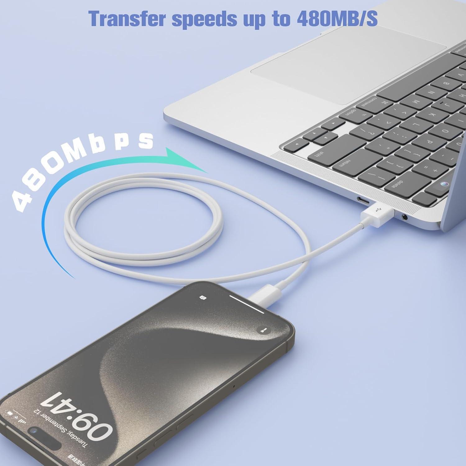 Cable CarPlay USB A a USB C 0.91m para iPhone 16/15