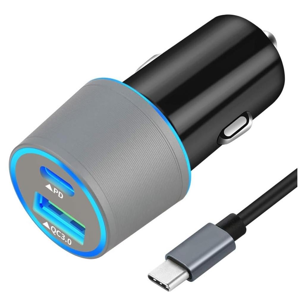 Cargador de coche USB C rápido Looptimo 48W para Google Pixel