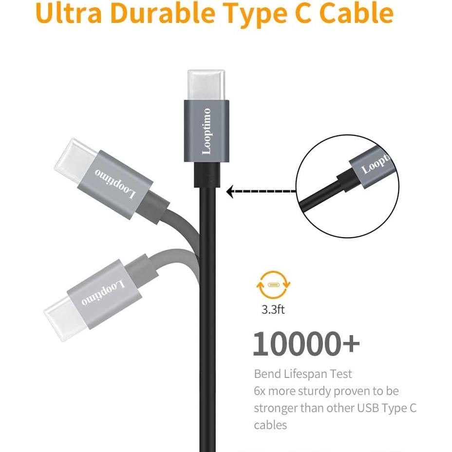 Cargador de coche USB C rápido Looptimo 48W para Google Pixel