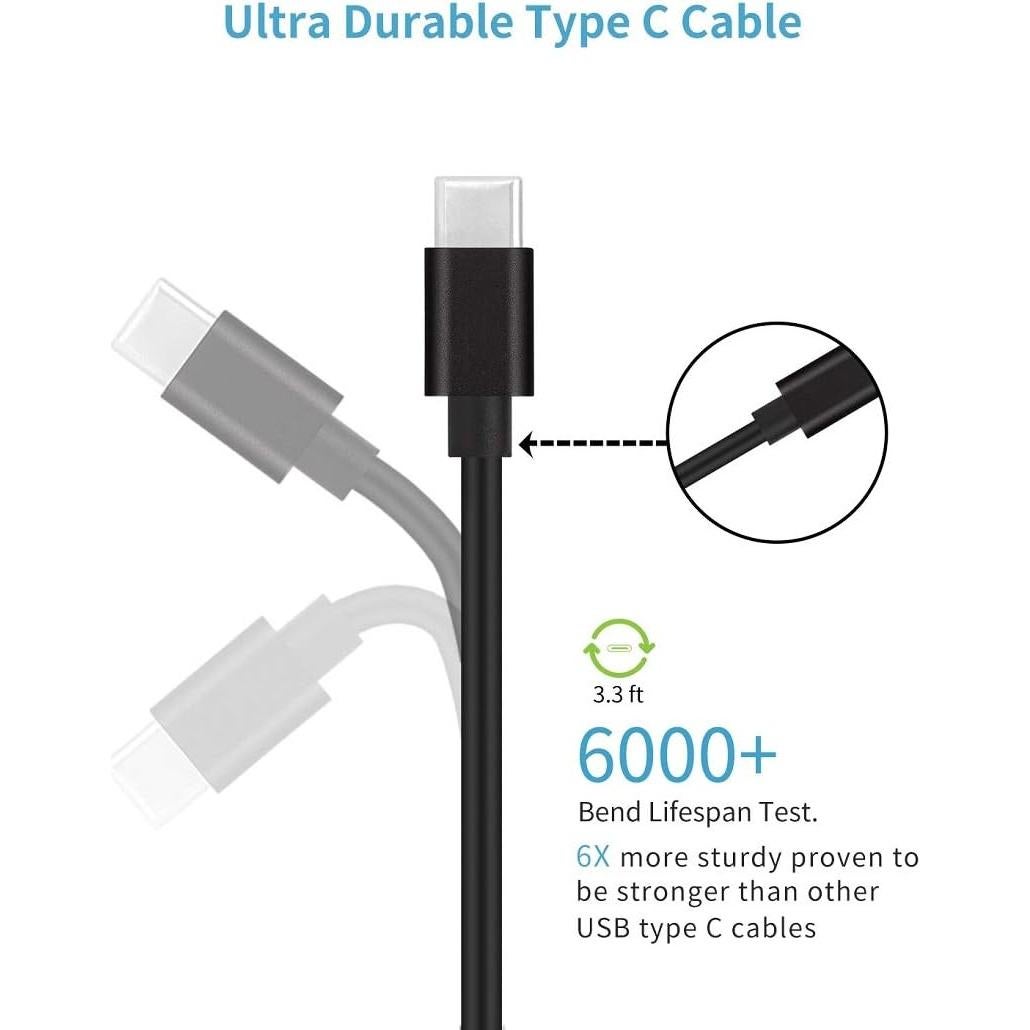 Cargador de Coche USB-C Rápido 20W Dongguan con Cable 1m