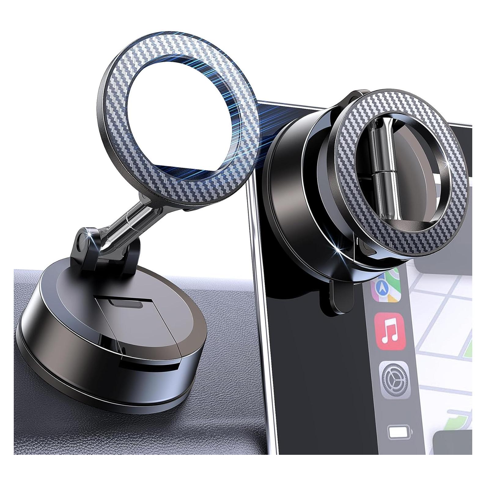 Soporte para teléfono de coche MOKPR MagSafe plegable 360°