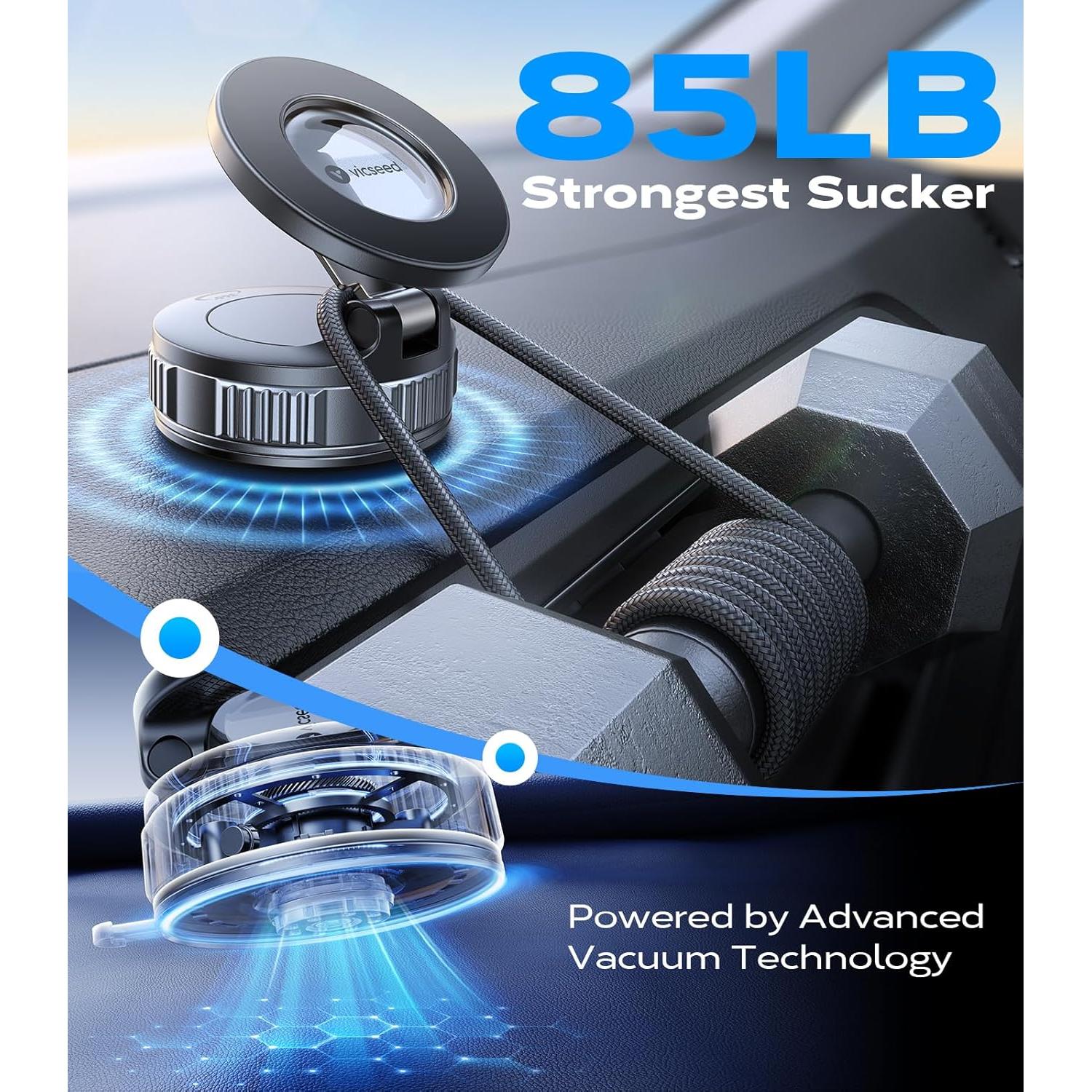 Soporte Magnético para Teléfono VICSEED para Coche Ajustable 360°