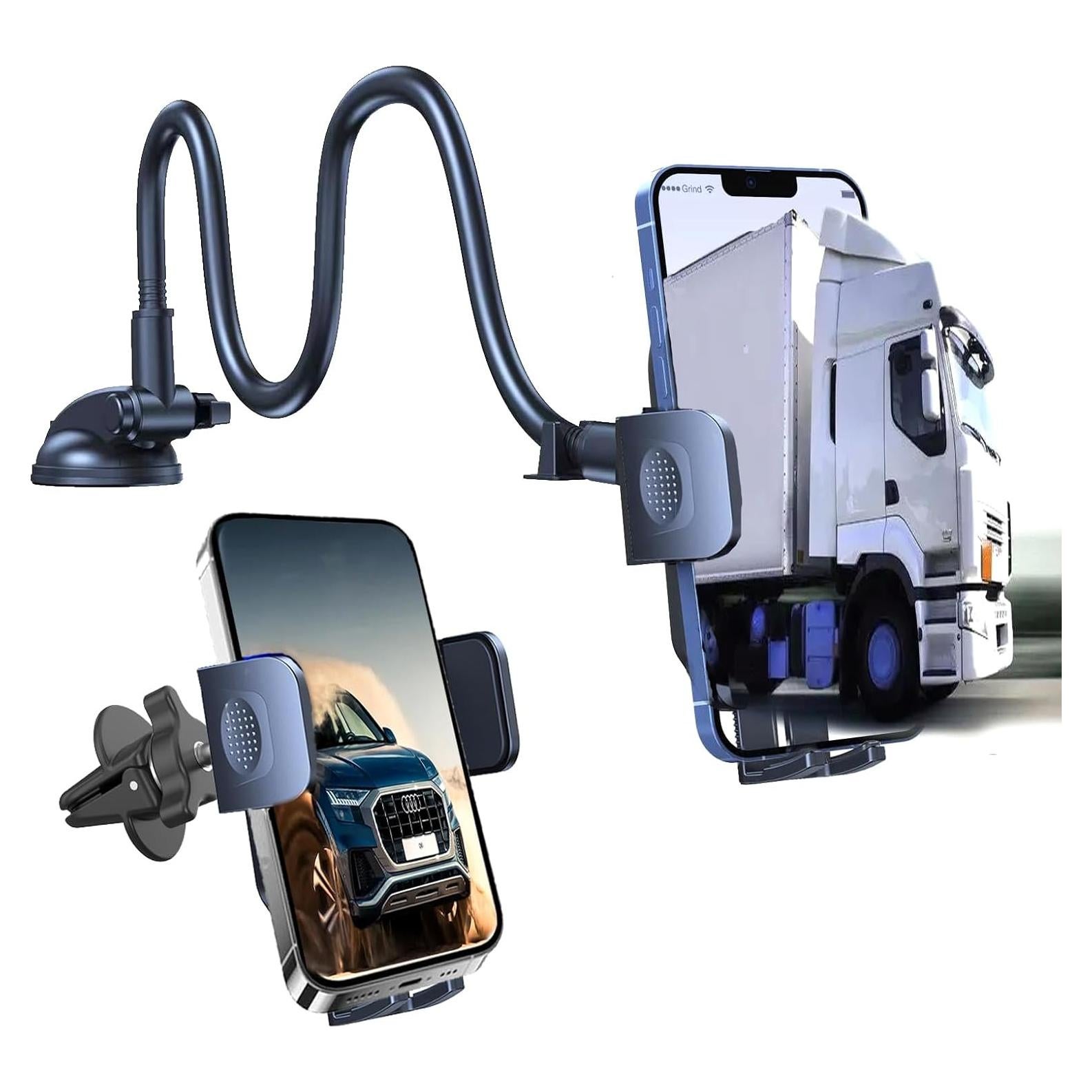 Soporte para Teléfono Móvil en el Coche Ywecan 33 cm Flexible