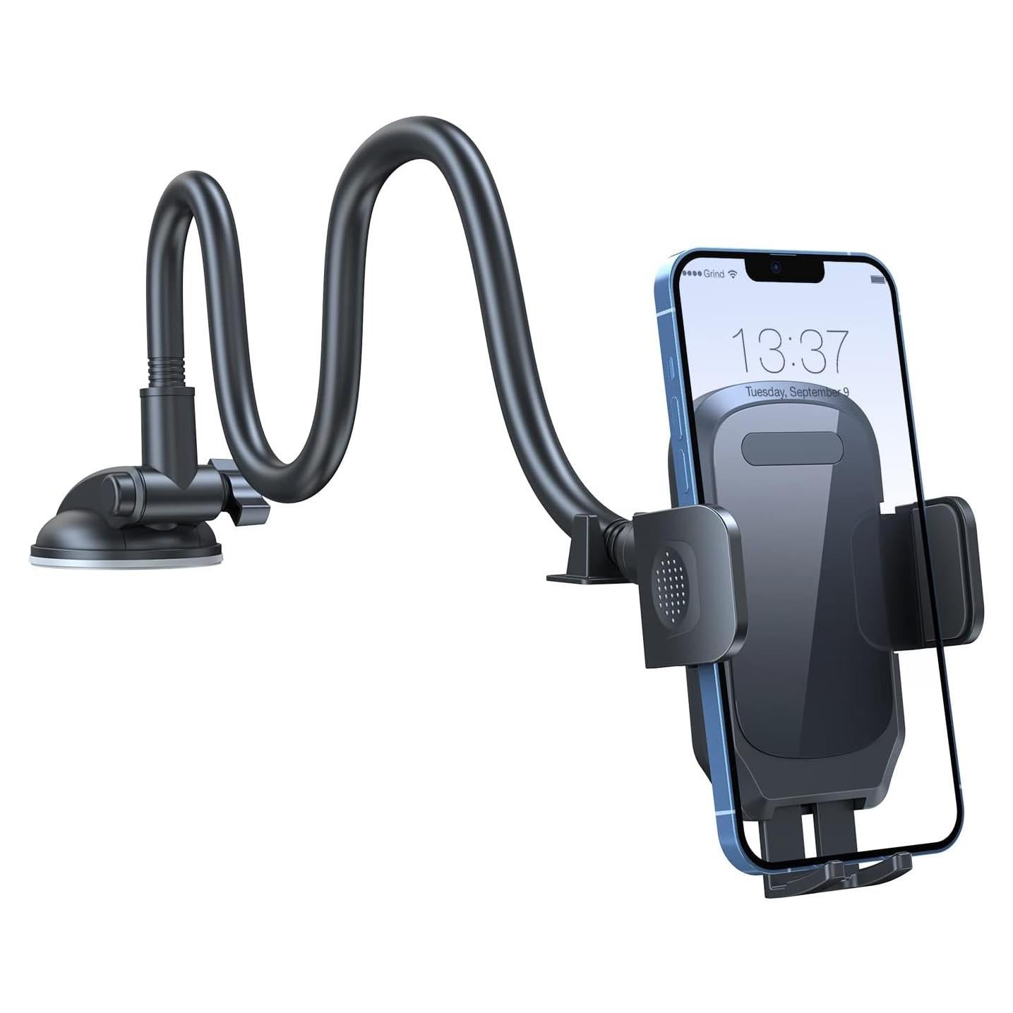 Soporte para Teléfono de Coche Junecarp 2 en 1 Antivibración