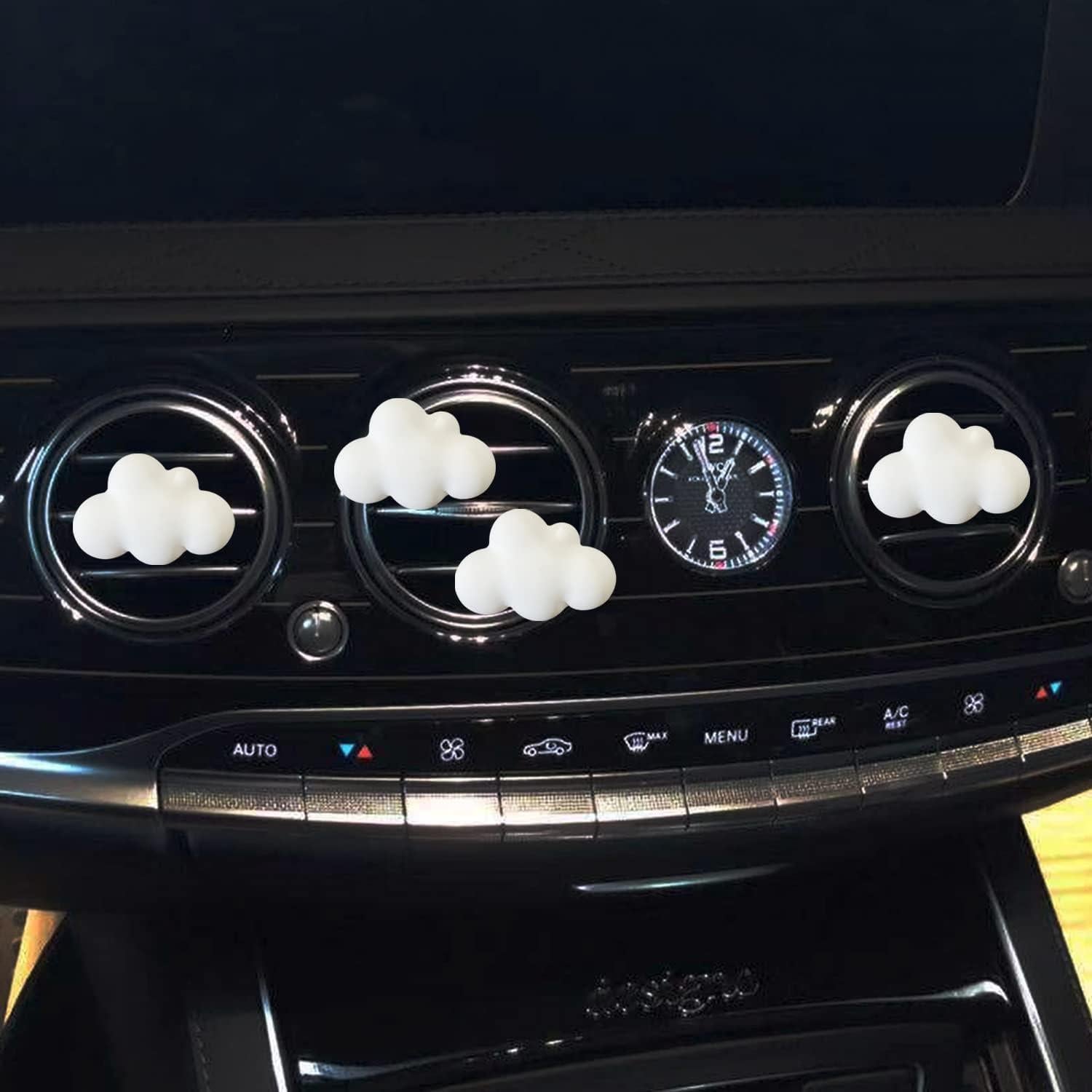 Clips de Ventilación de Aire en Forma de Nube Jowxsx - 4 Pcs