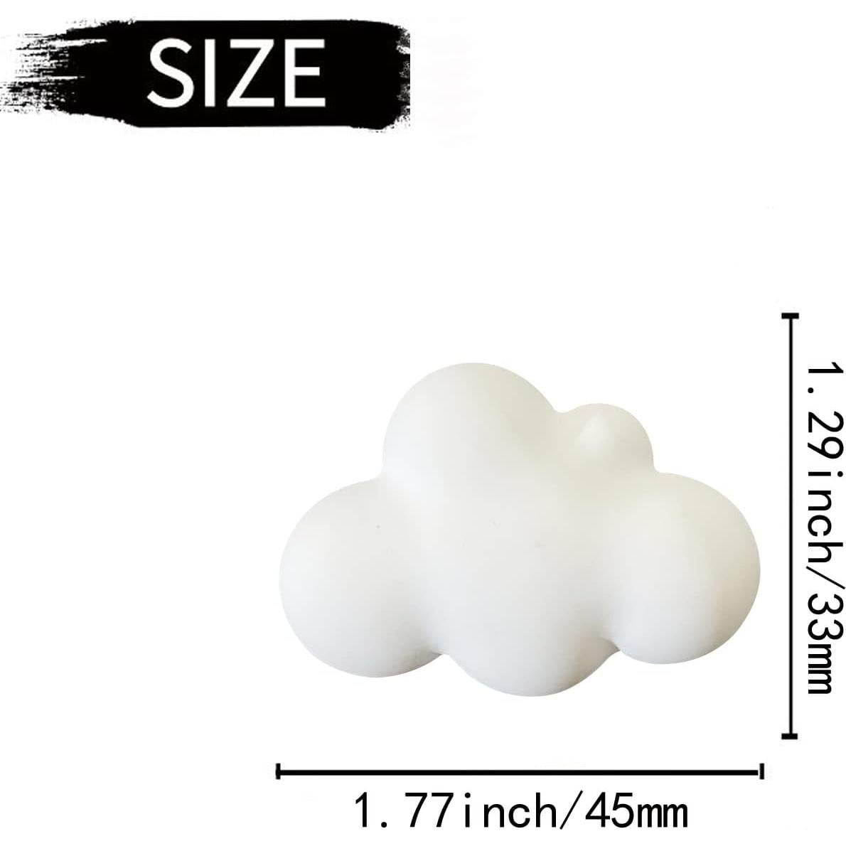 Clips de Ventilación de Aire en Forma de Nube Jowxsx - 4 Pcs