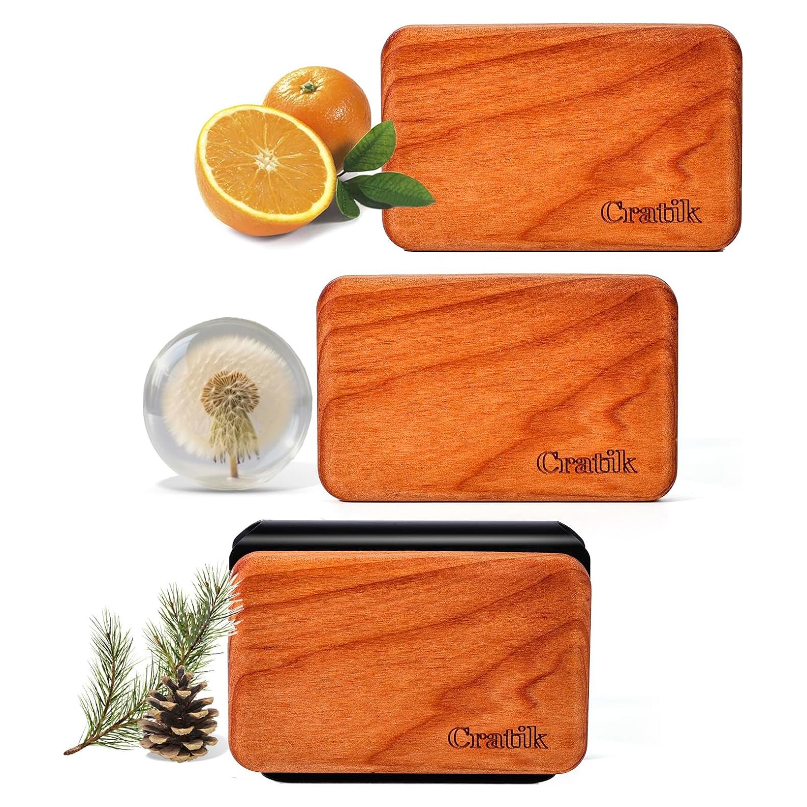 Ambientador de Auto Cratik - Madera Premium - 3 Fragancias