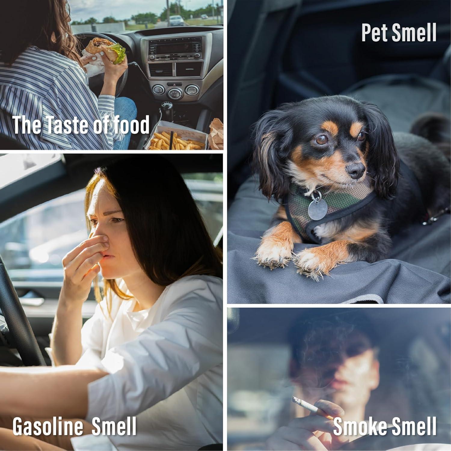 Ambientador de Auto CARORI Clip Ventilación Limón 13ml x2