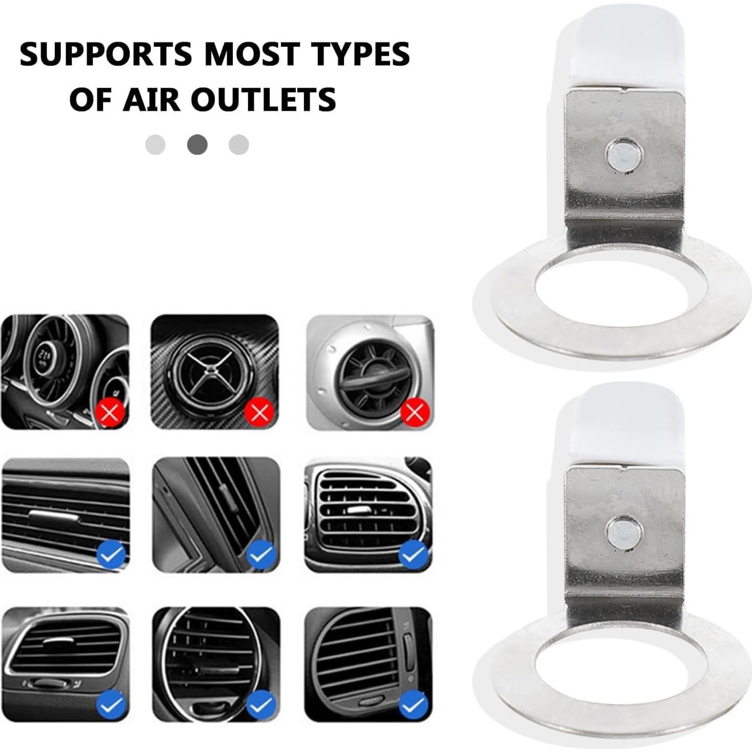 25 Clips de Ventilación para Ambientador de Coche YehVeh
