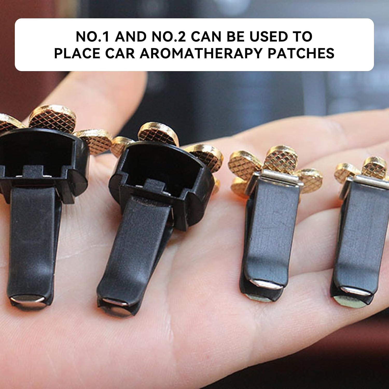 Clip de Ventilación de Aire Margarita Honibaoto 4PCS Blanco