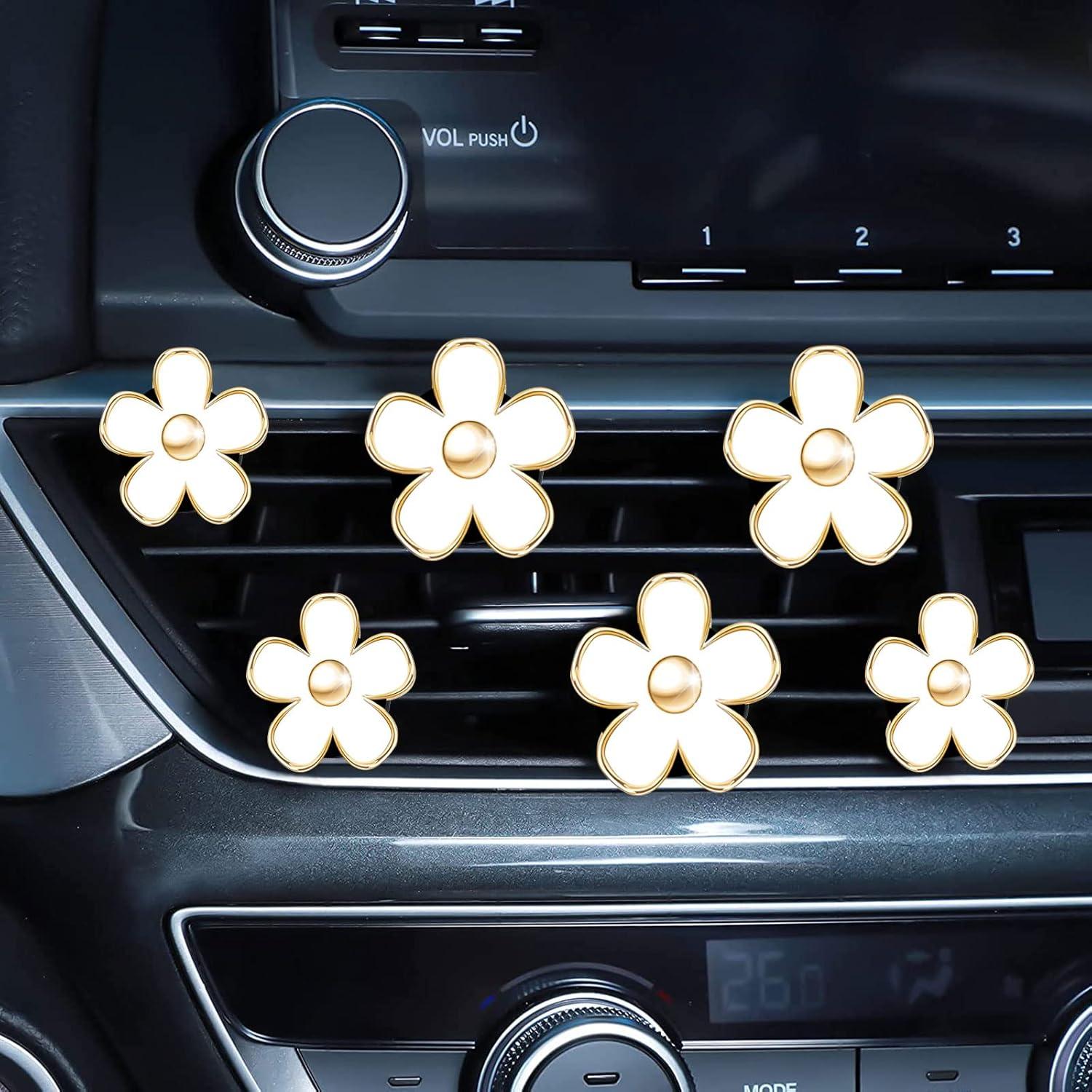 Clip de Ventilación Floral CLUOCKY - 6 Accesorios para Coche