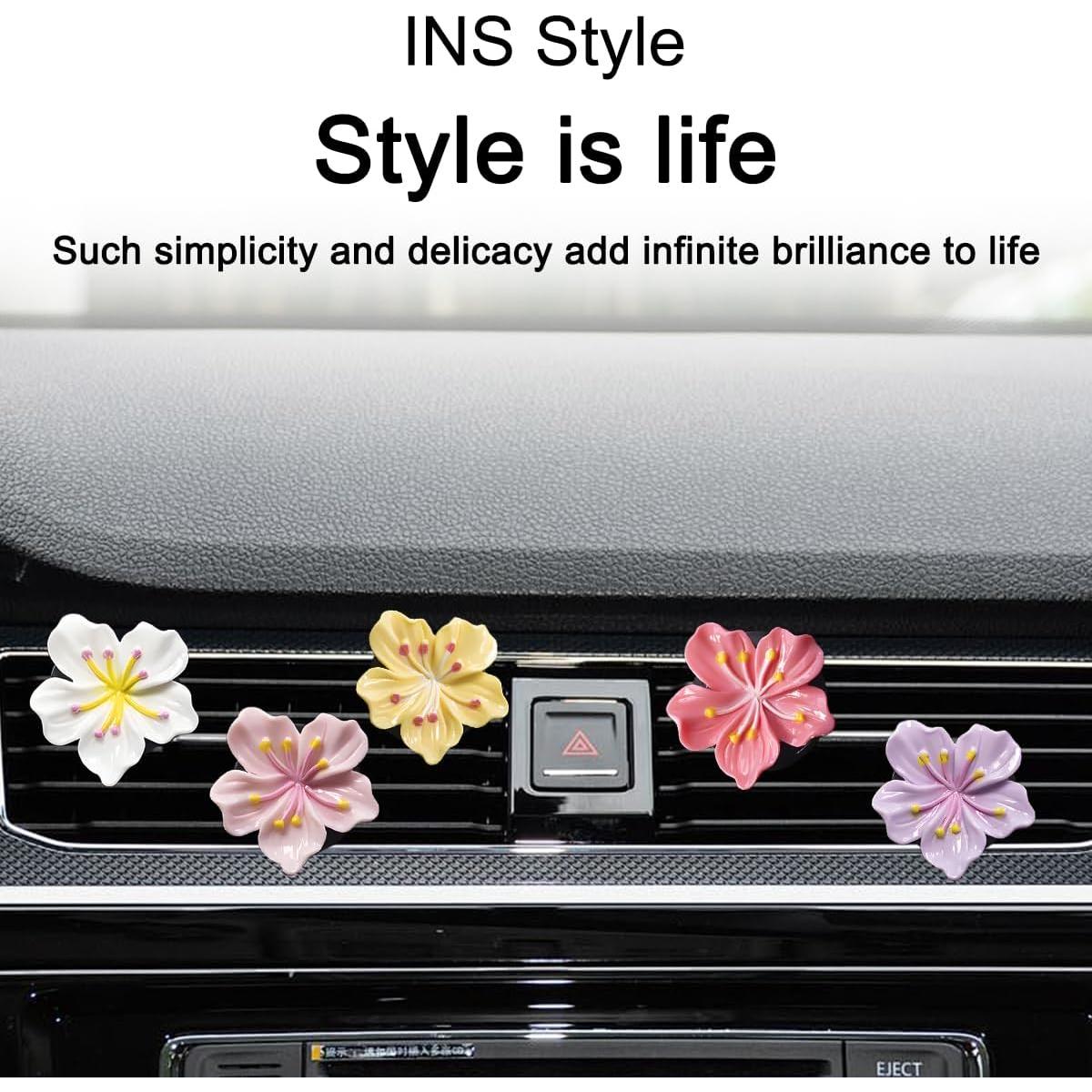 Clip de Ventilación de Aire para Coche Bittwee Rosa 4PCS