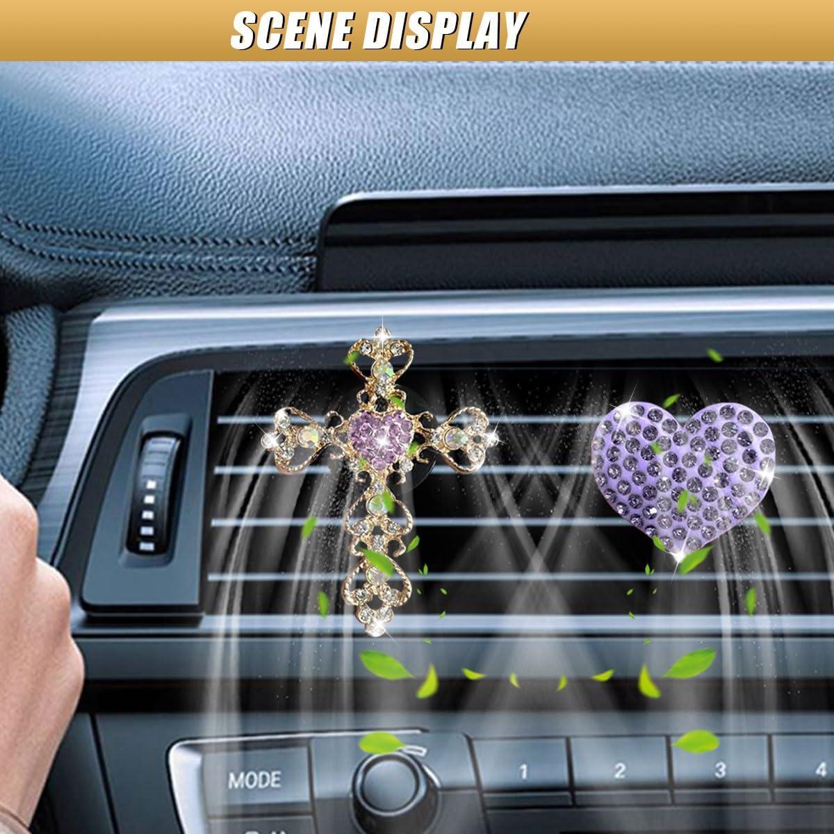 Clip de Ventilación de Coche UHANBUT - 2 Piezas Brillantes