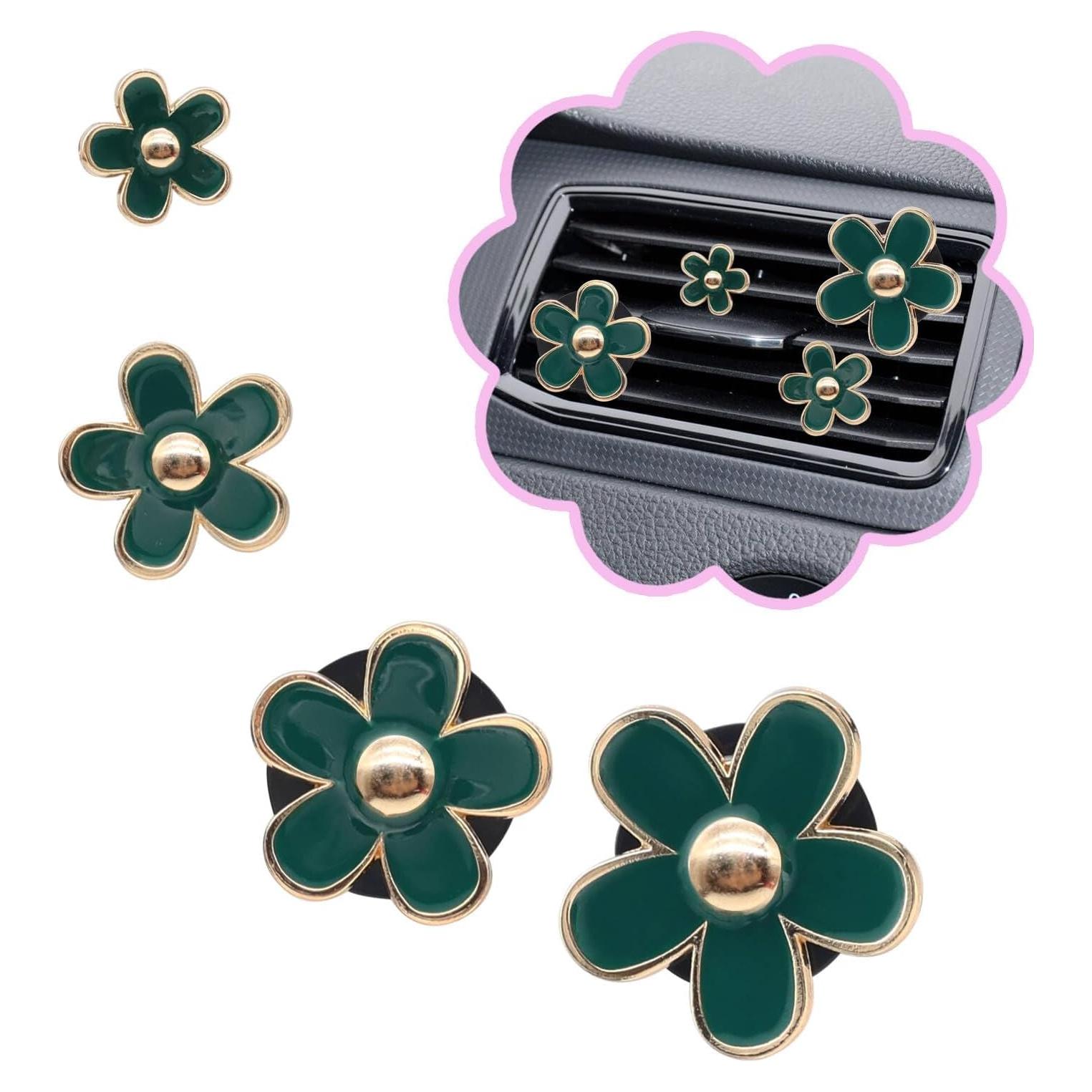 Clips de Ventilación para Auto ORIESSE 4 Piezas Flores Aroma Peonía