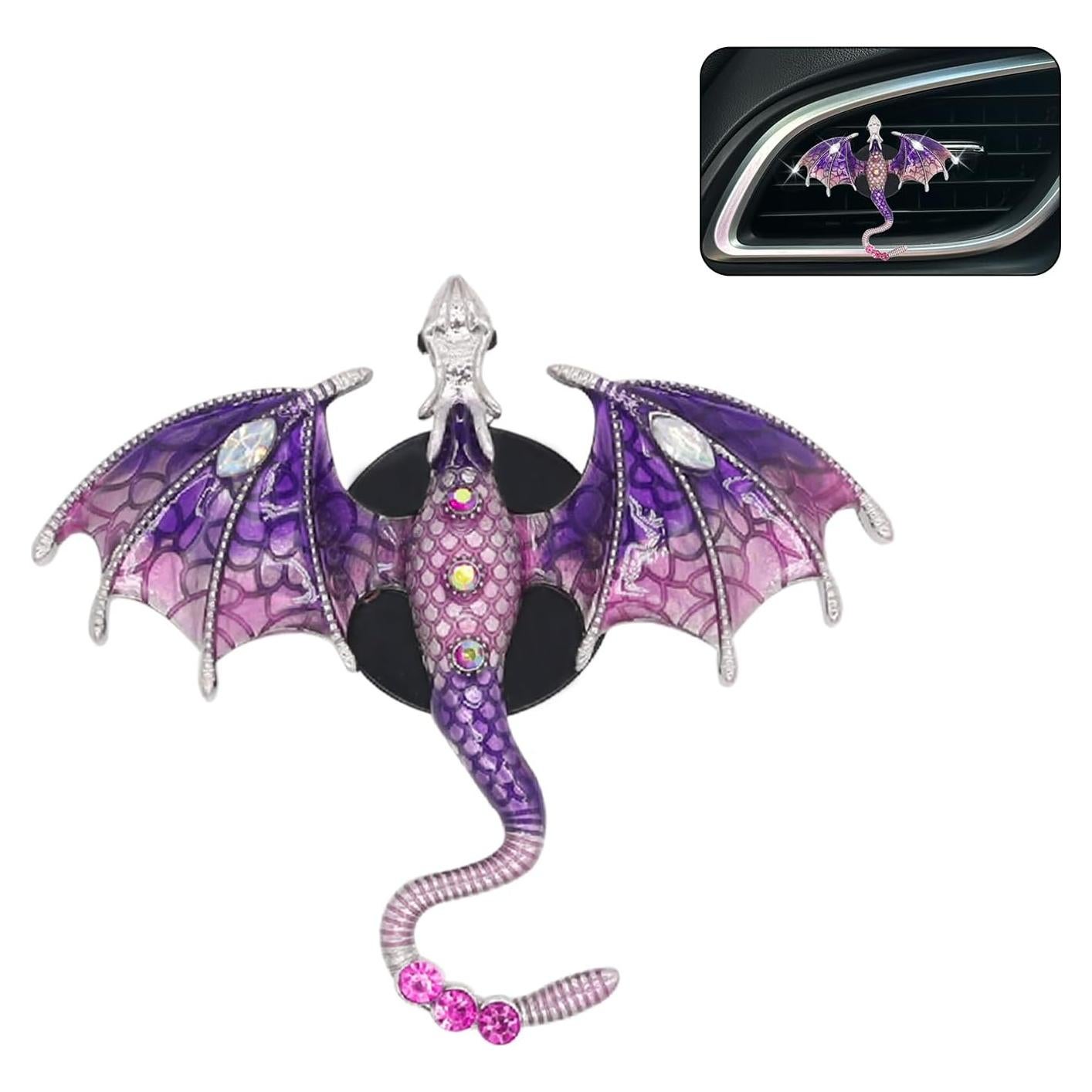 Clip de Ventilación de Coche Dragón Púrpura ORIESSE - Ambientador Recargable