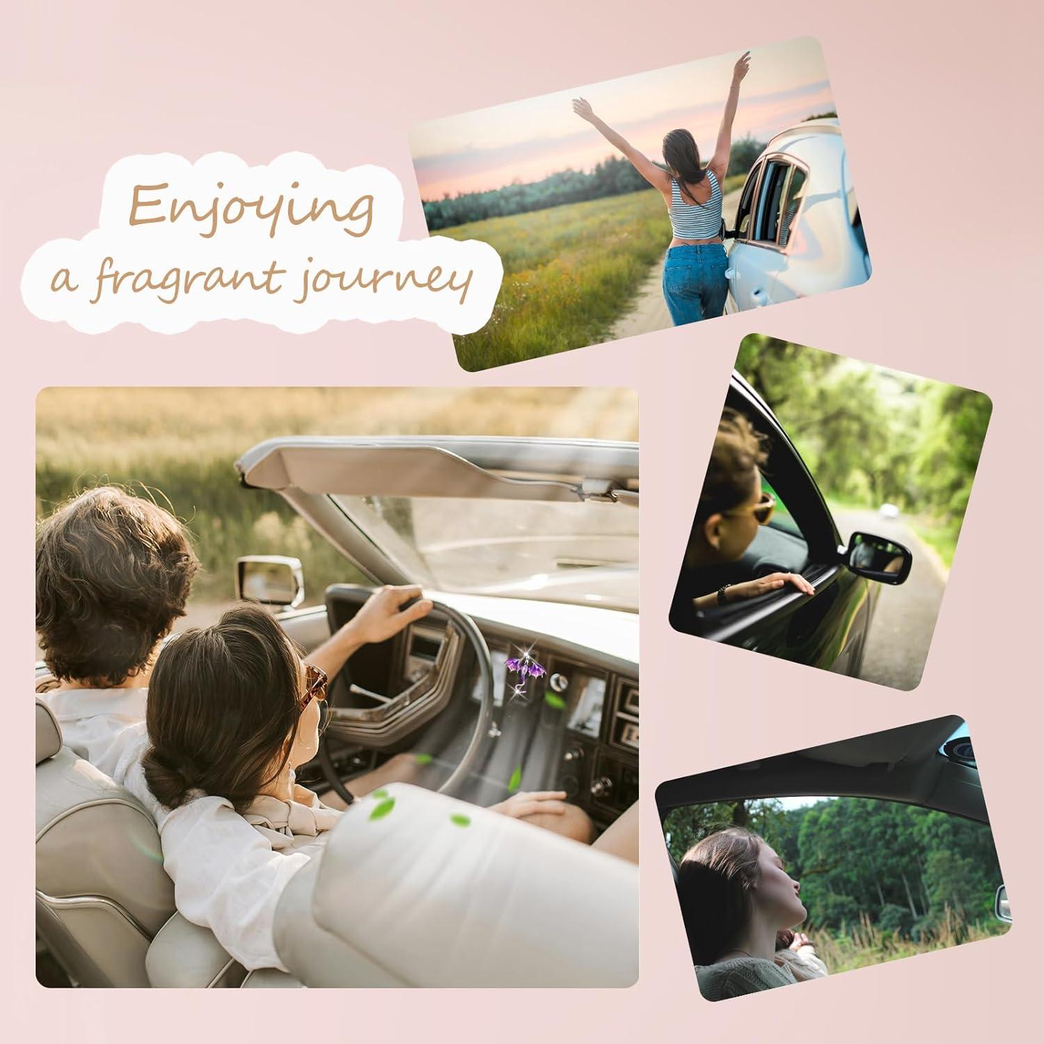 Clip de Ventilación de Coche Dragón Púrpura ORIESSE - Ambientador Recargable