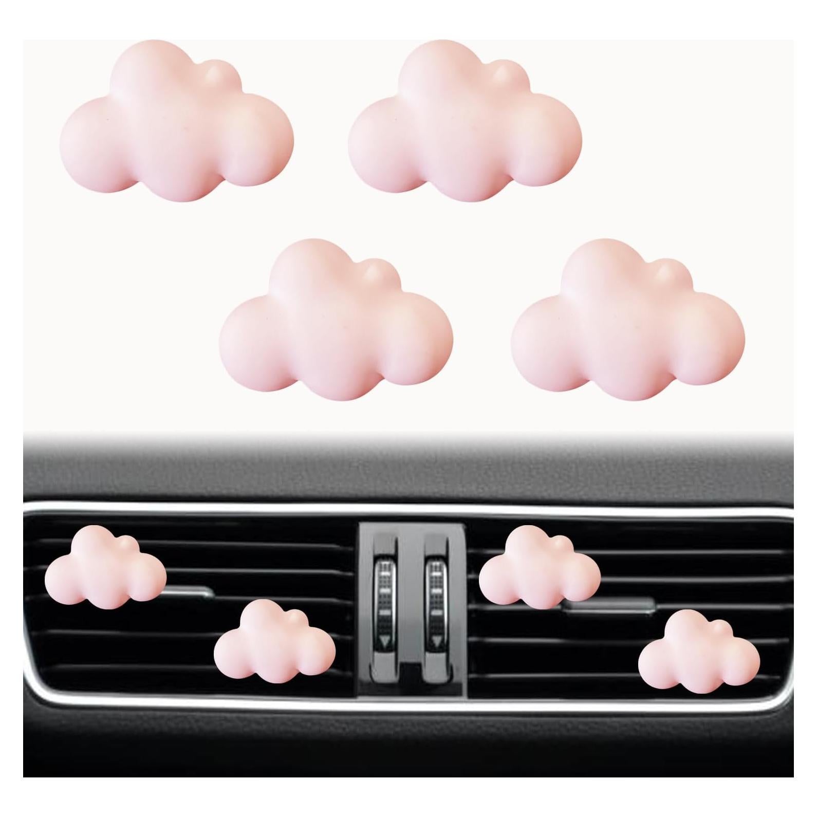 Ambientador de Coche Jowxsx - Clips de Perfume Mariposa 4 Pcs